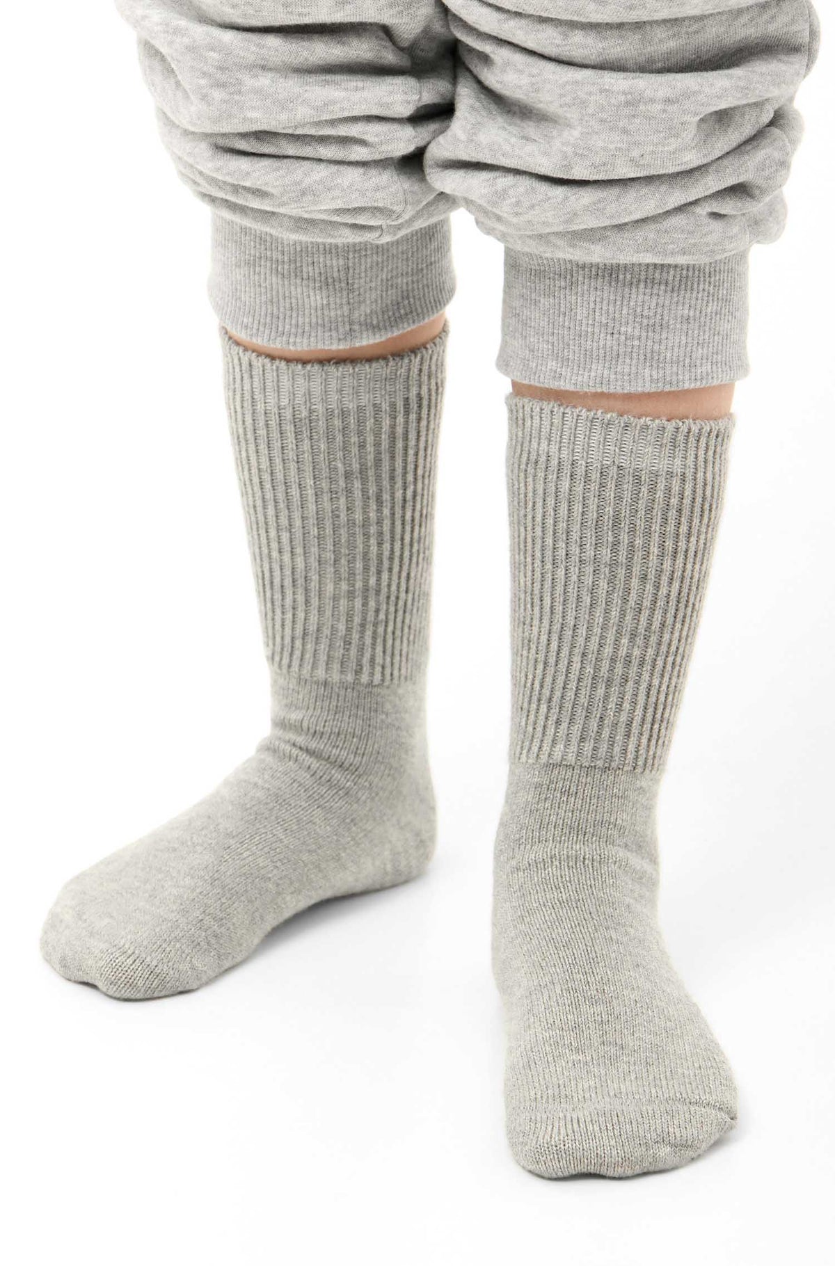Alpaka Socken SOFT-silbergrau