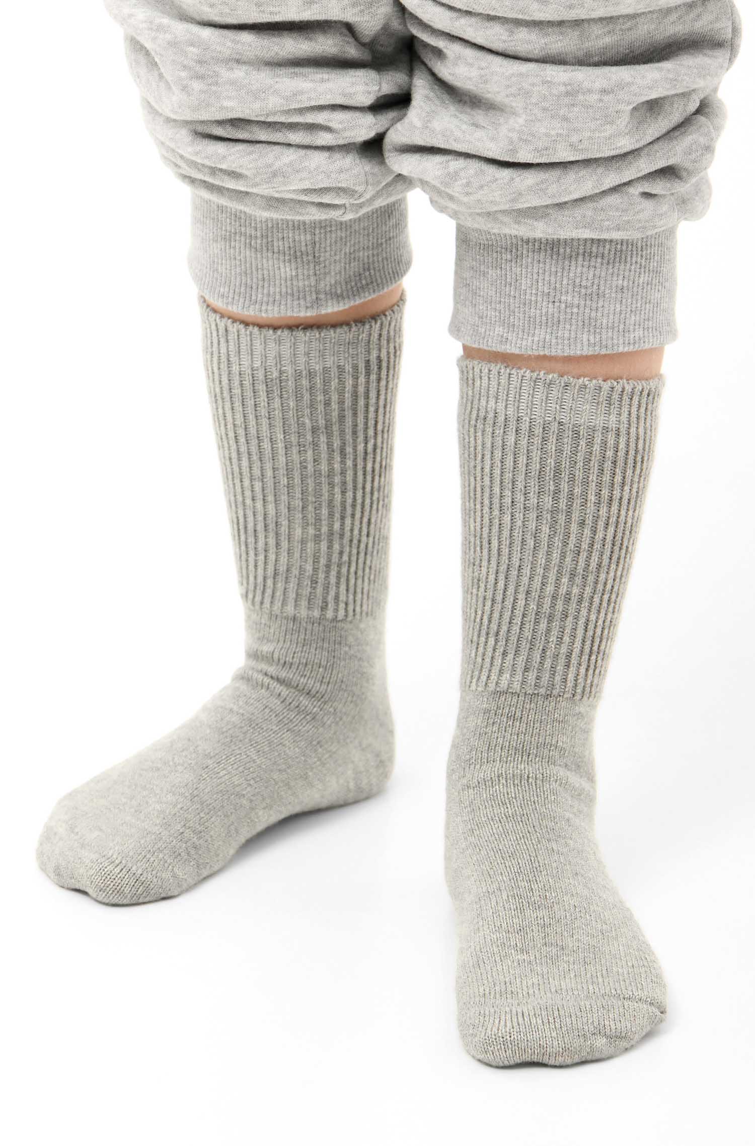 Kinder Socken SOFT-silbergrau