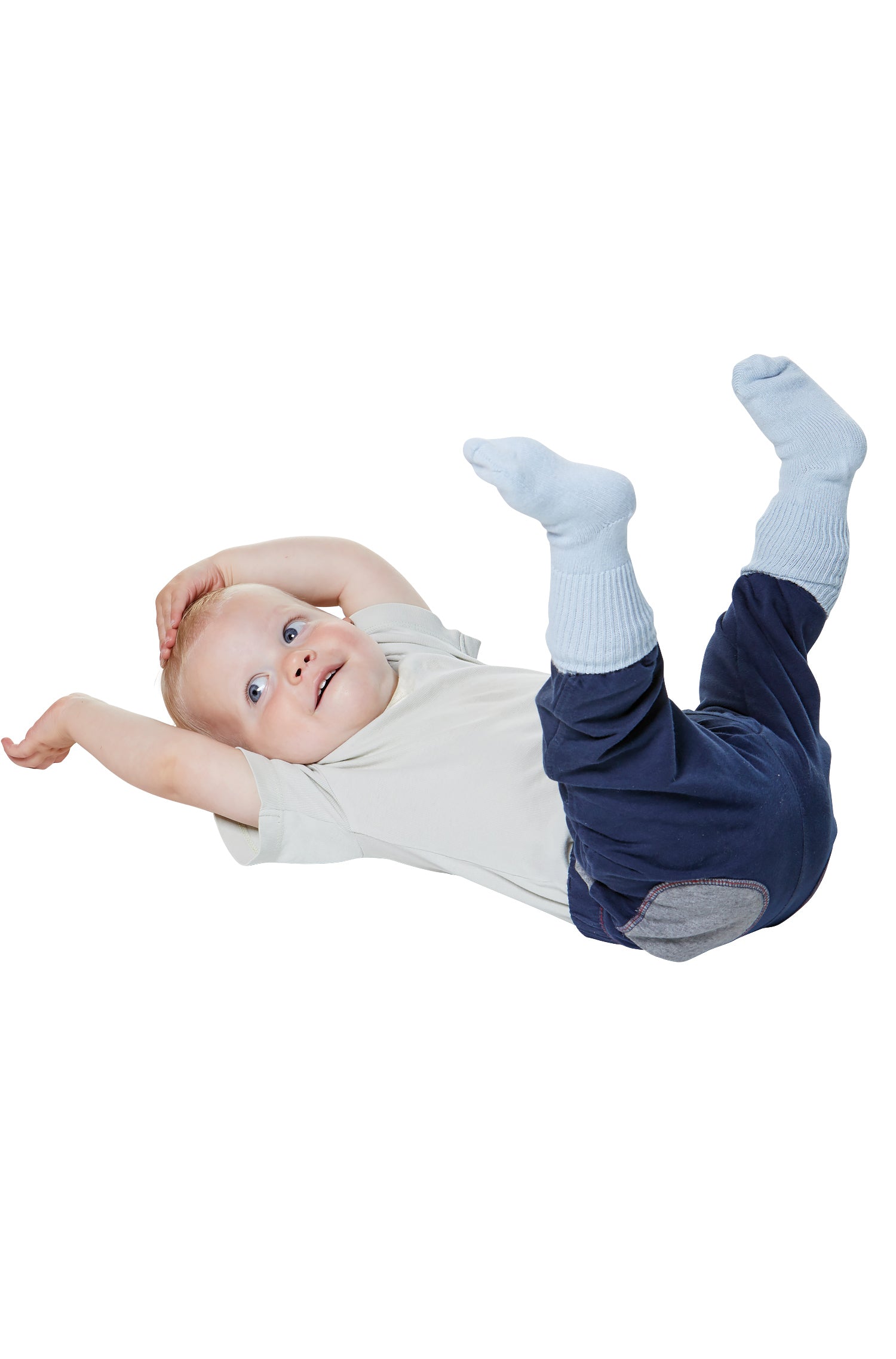 Alpaka Socken SOFT | 6er-Pack-baby blau