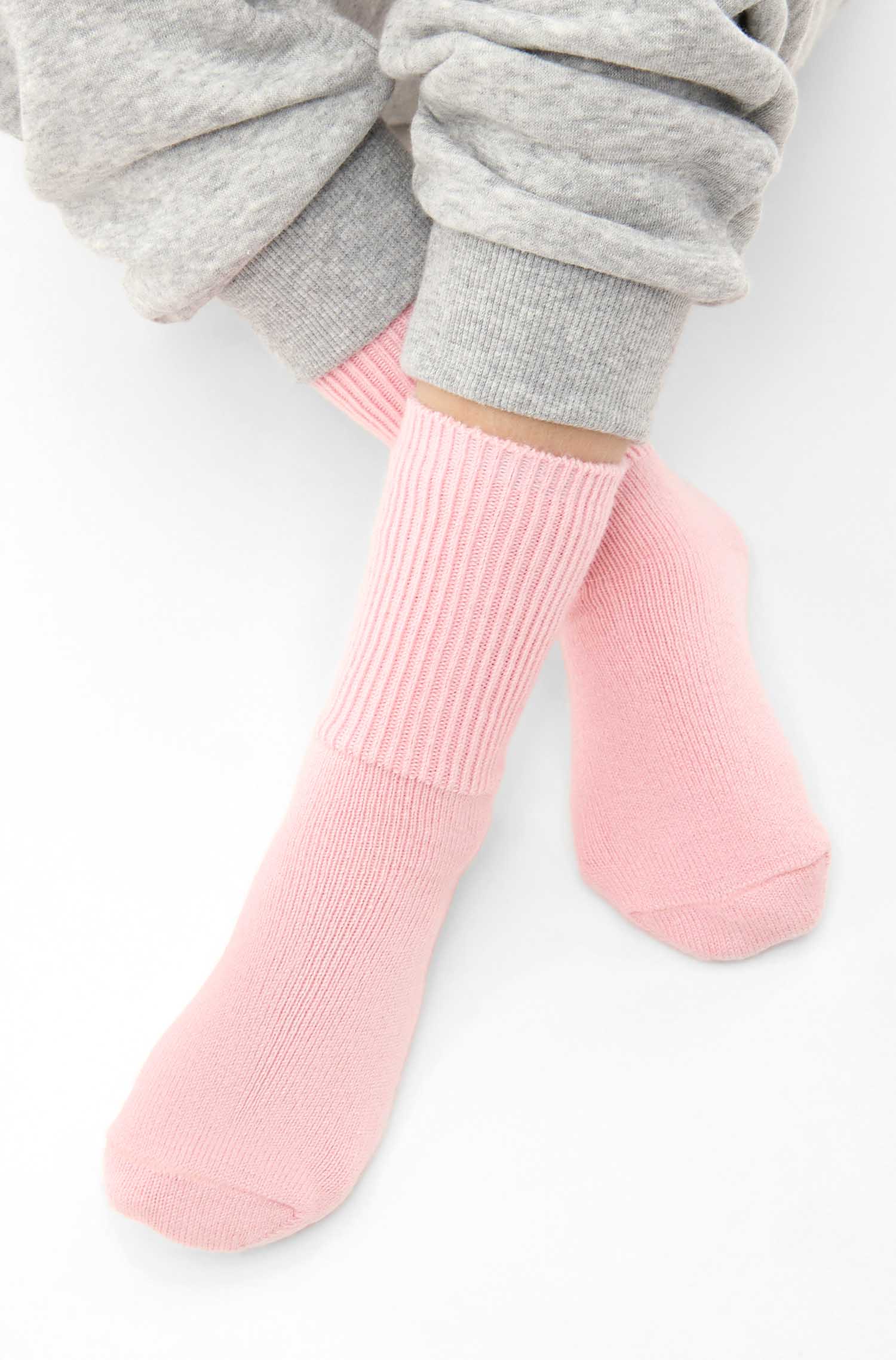 Alpaka Socken SOFT | 6er-Pack-baby rosa