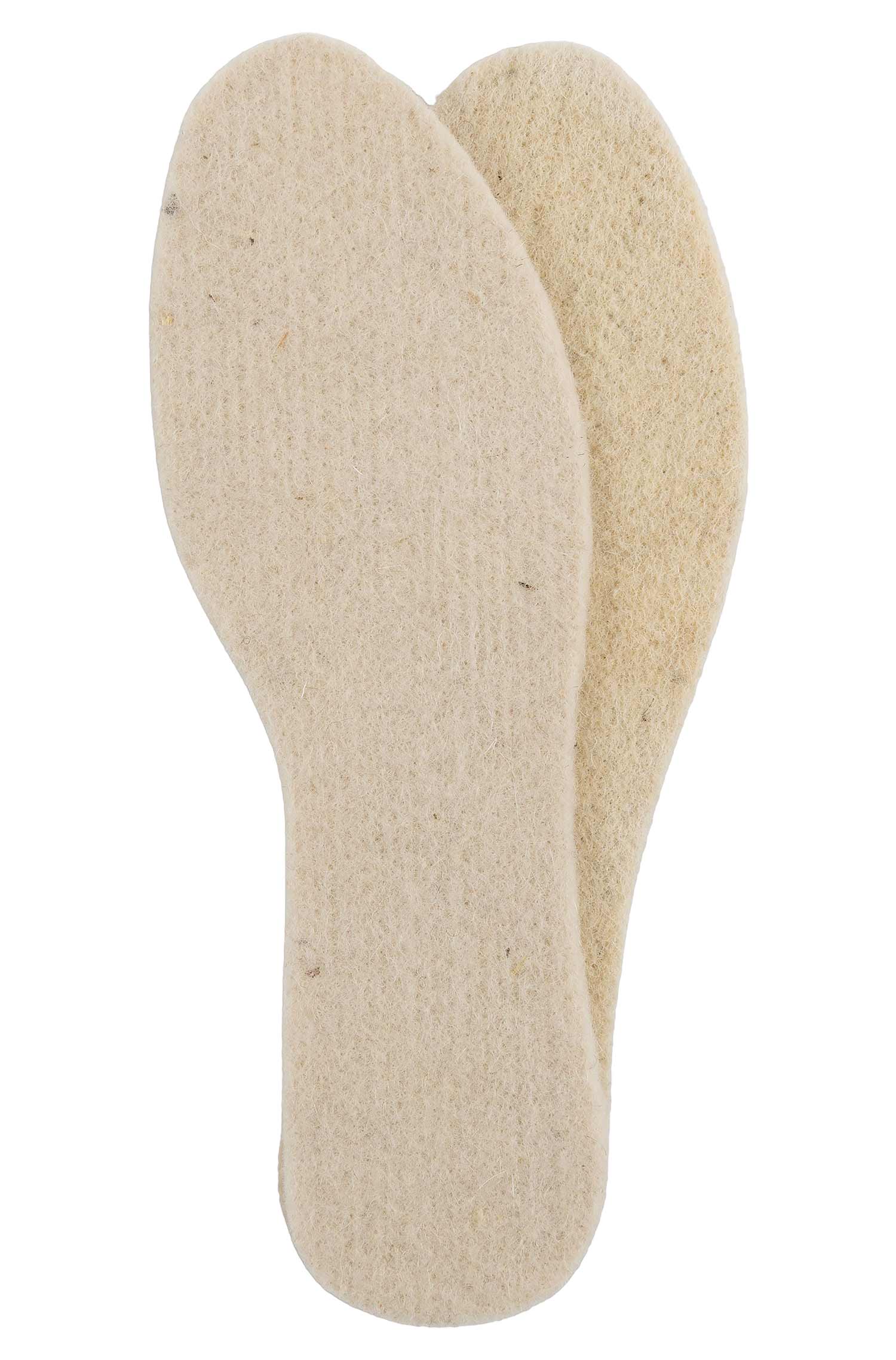 Alpaka Sohlen THERMO gummiert-weiss