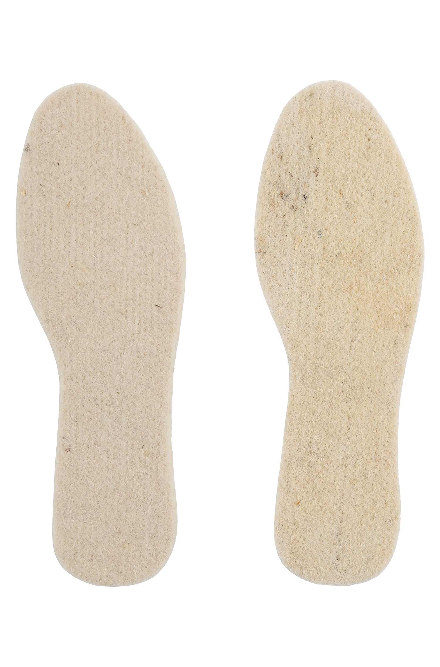 Alpaka Sohlen THERMO gummiert-weiss