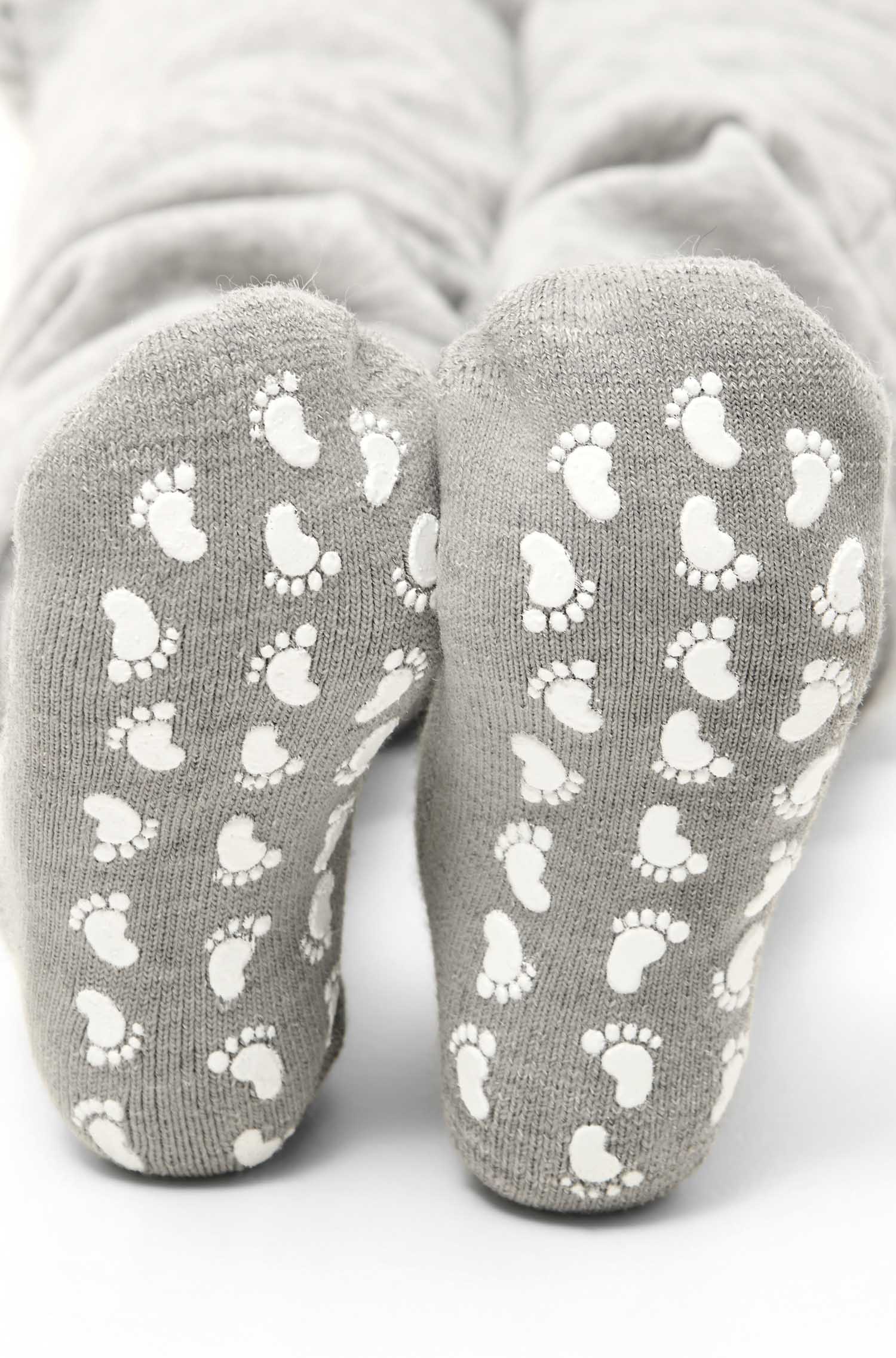 Alpaka Socken ABS-grau