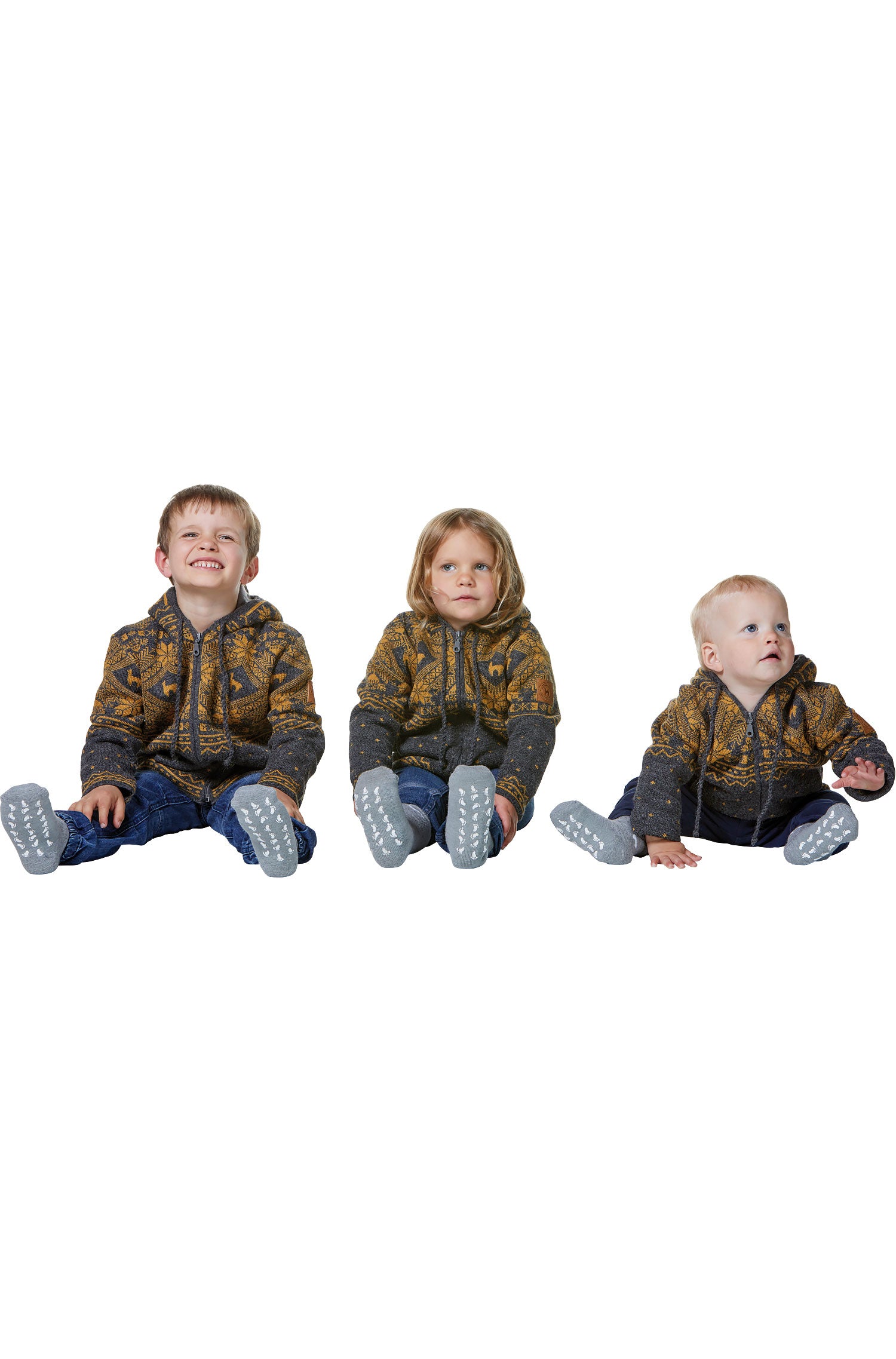 Alpaka Socken ABS | 6er-Pack-grau
