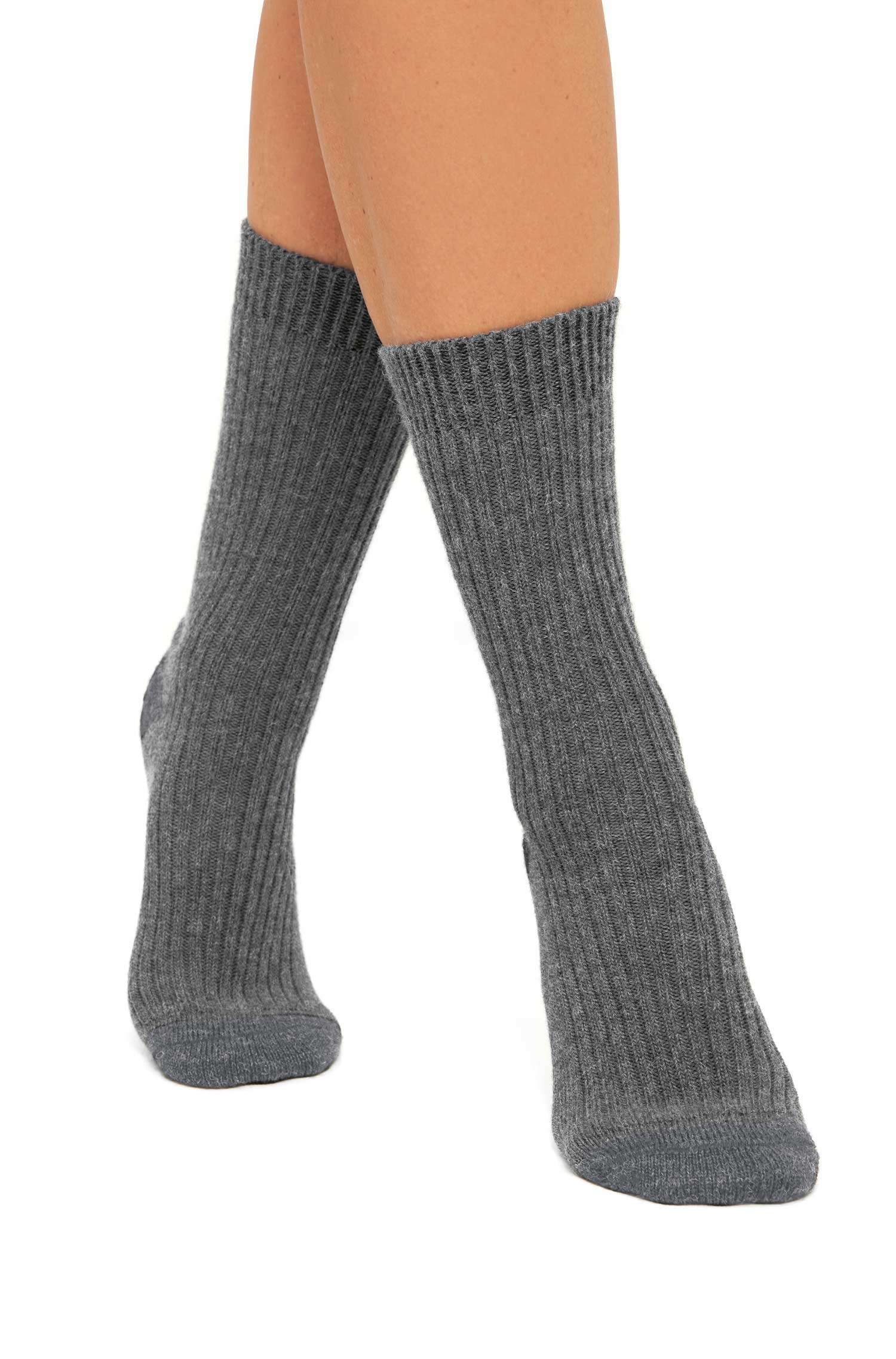 Alpaka Socken SOFT-grau