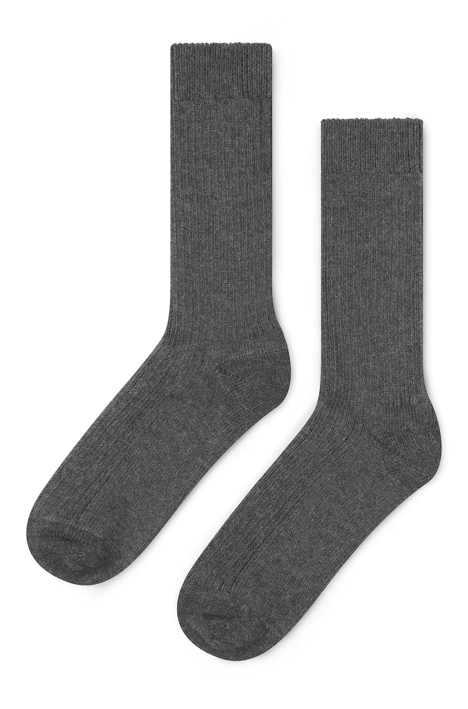 Alpaka Socken SOFT-grau