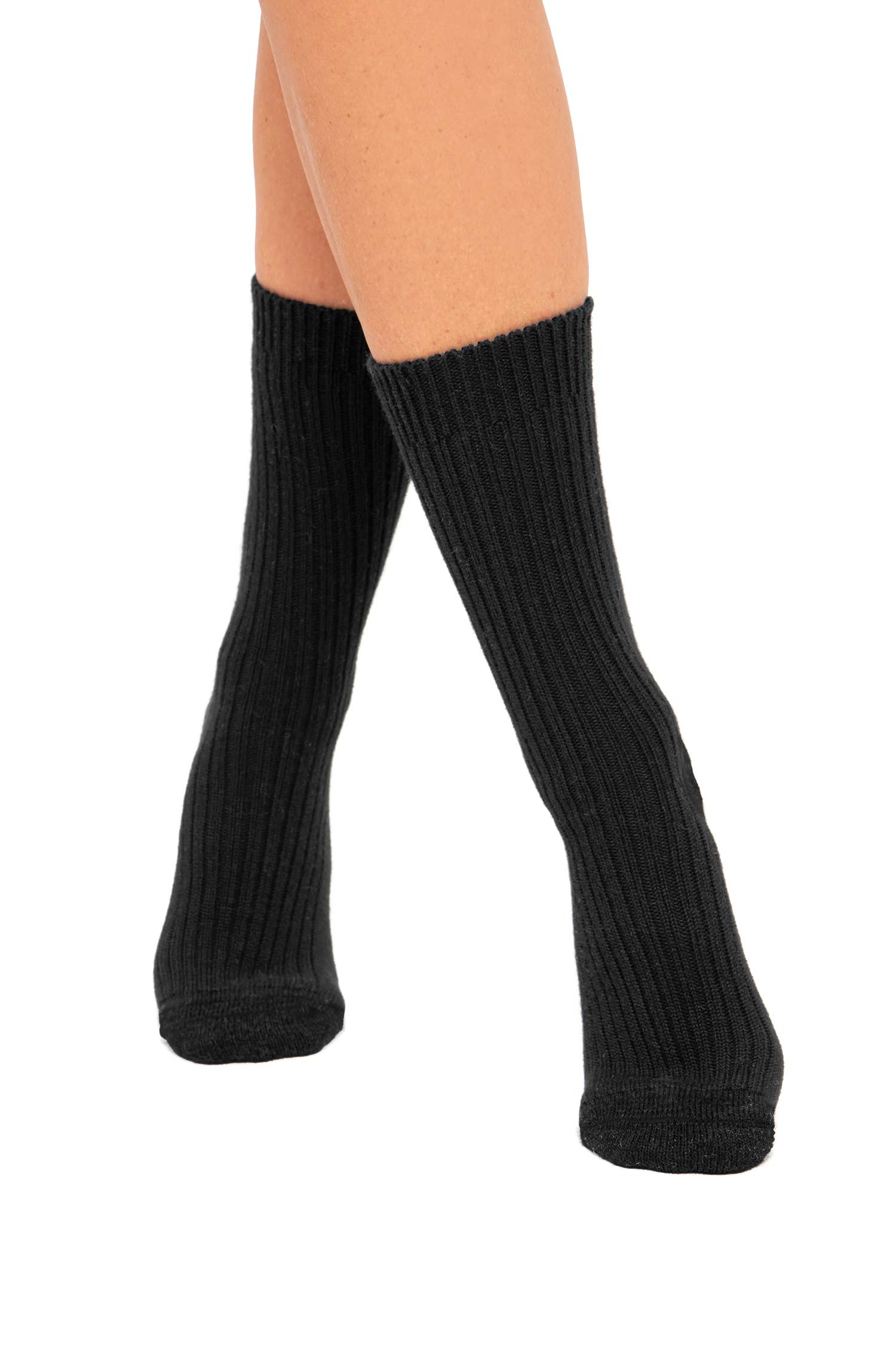 Alpaka Socken SOFT-schwarz