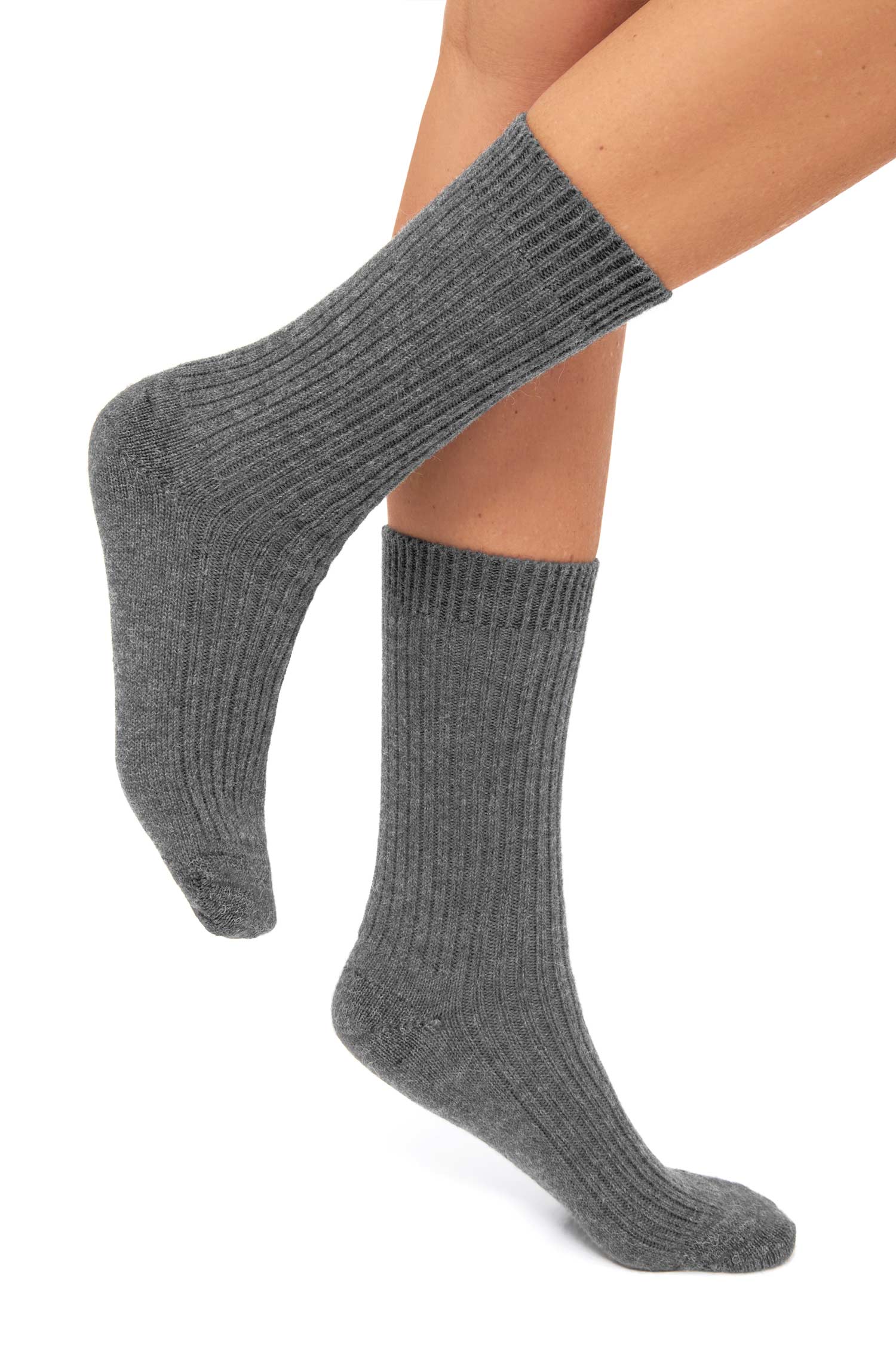 Alpaka Socken SOFT | 6er-Pack-grau