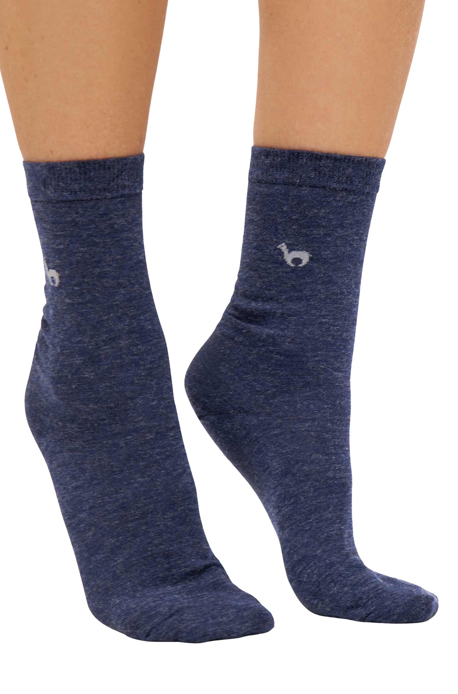 Alpaka Socken BUSINESS | 6er-Pack-navy