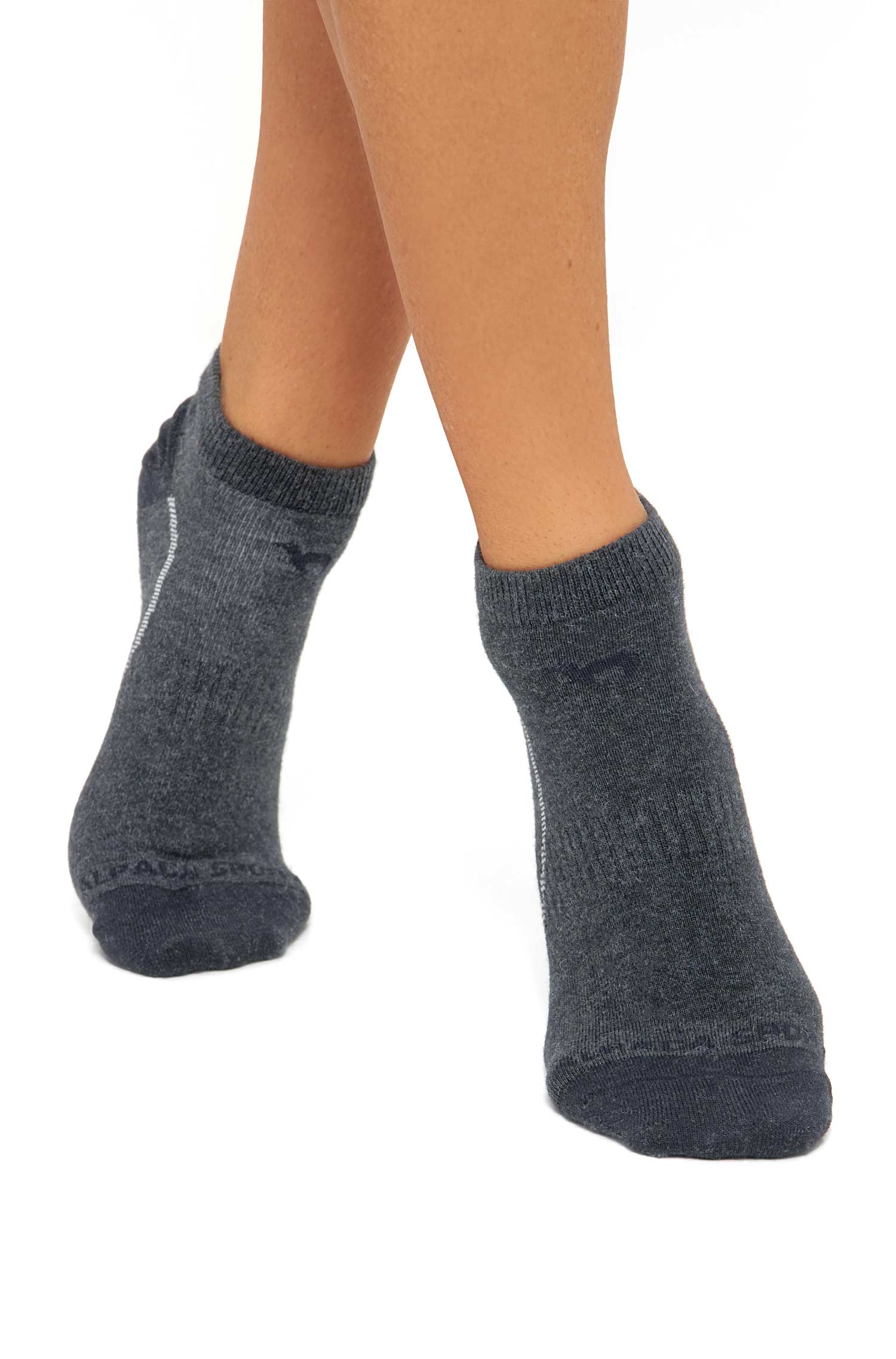 Alpaka Socken SNEAKER | 6er-Pack-anthrazit