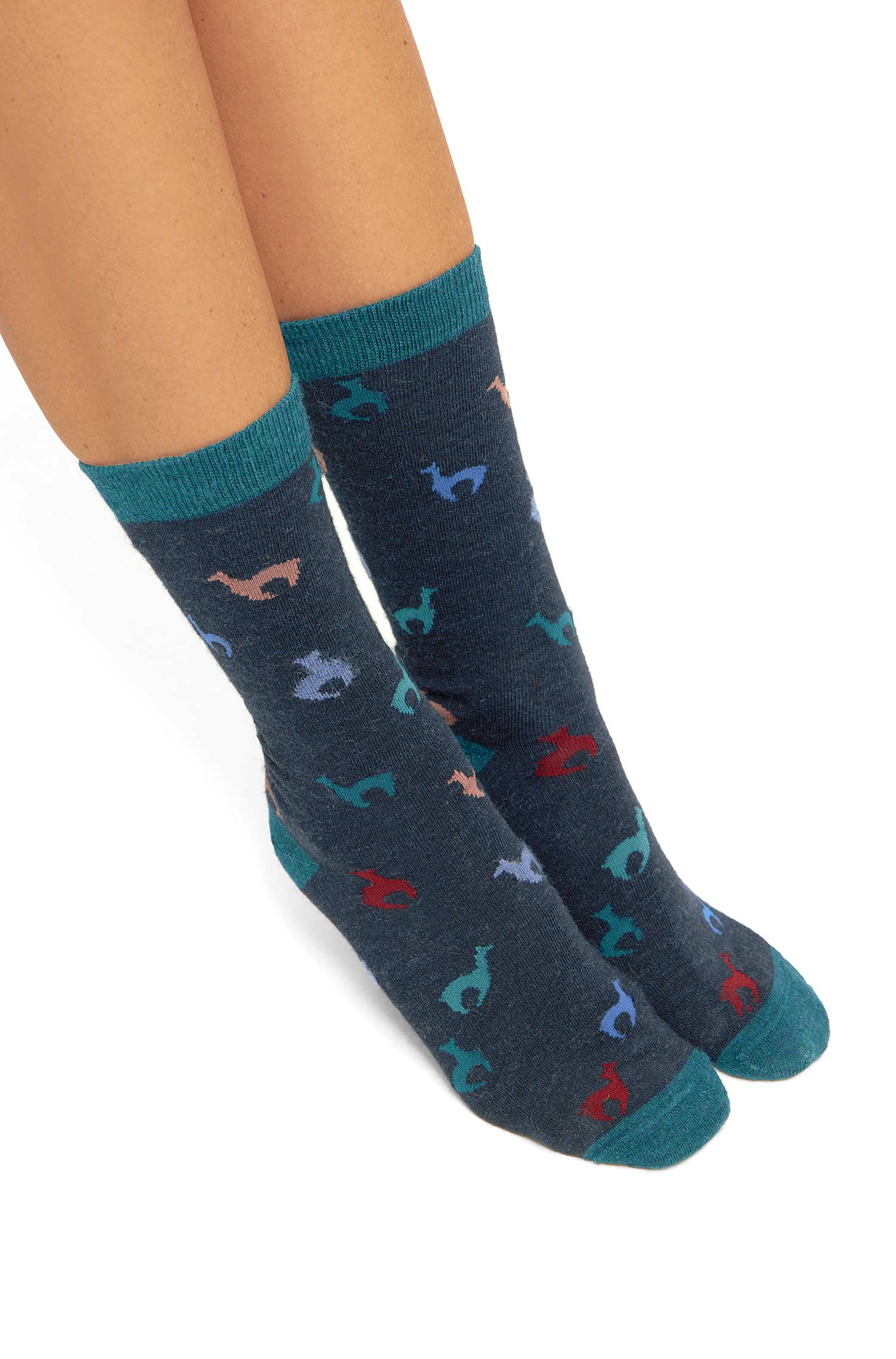 Alpaka Socken ALPAQUITAS | 6er-Pack-navy