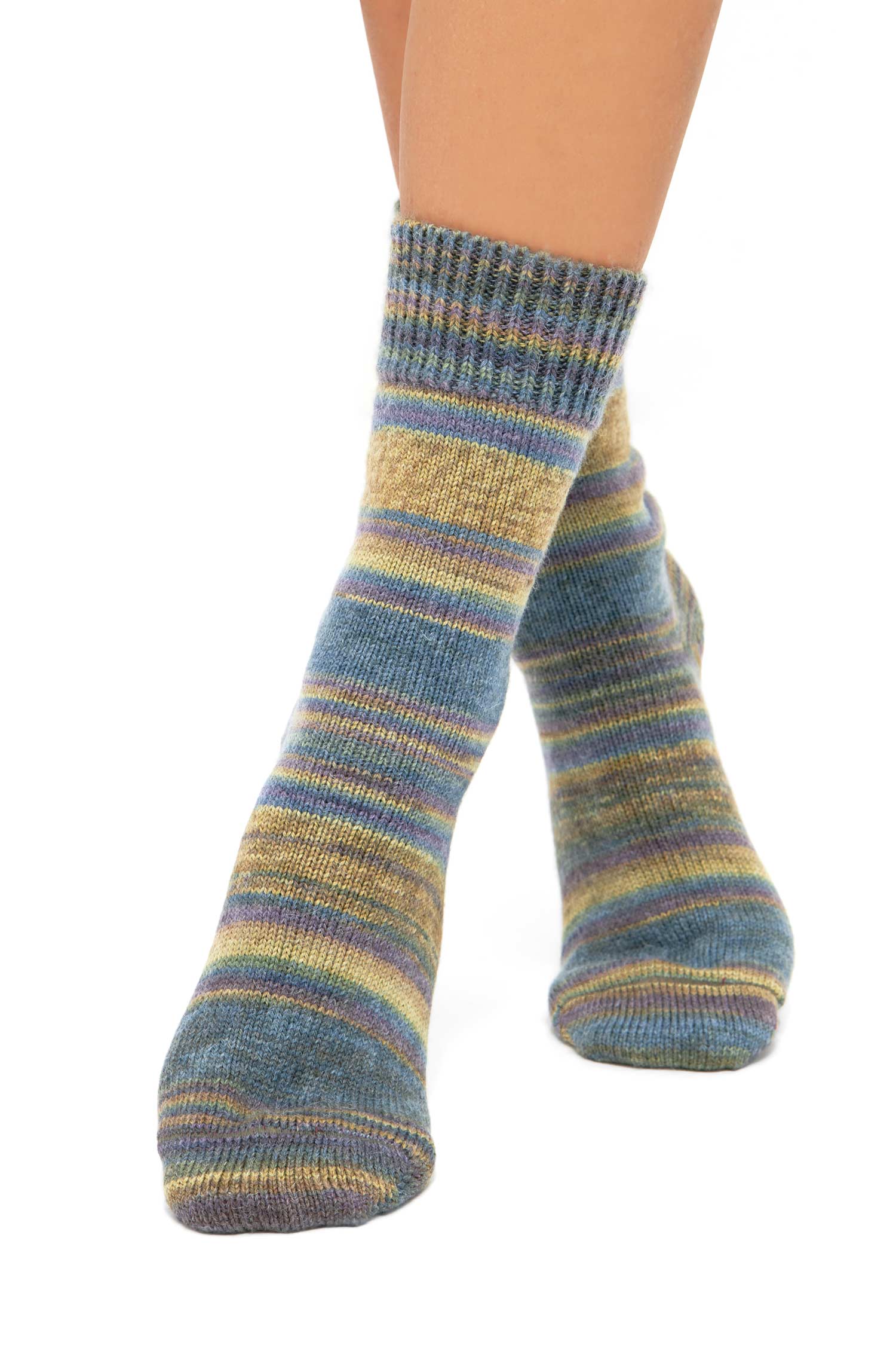 Alpaka Socken HARMONY | 6er-Pack-lavendel