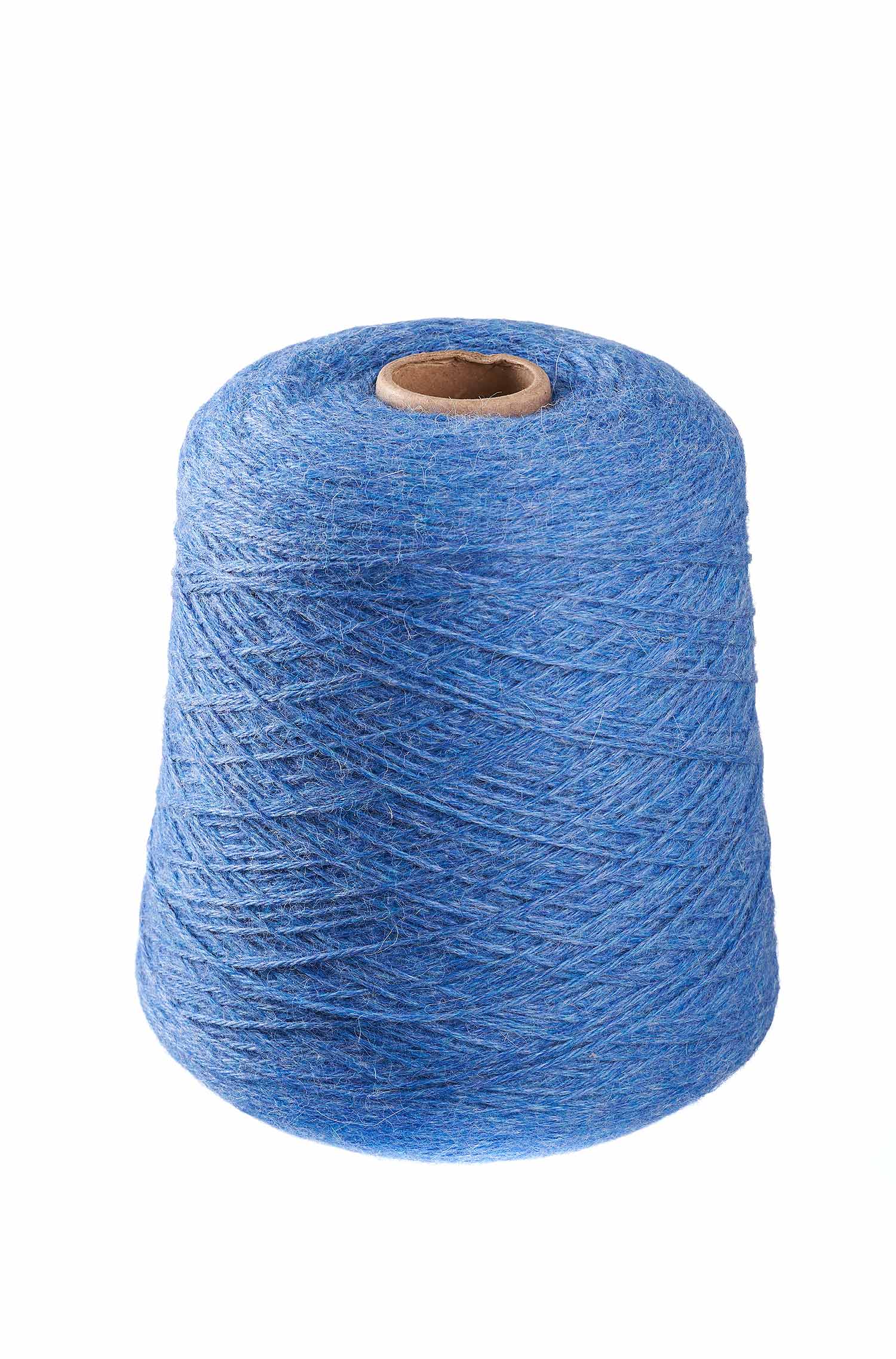 Alpaka Strickgarn BABY ALPACA | 1kg Kone-blau melange