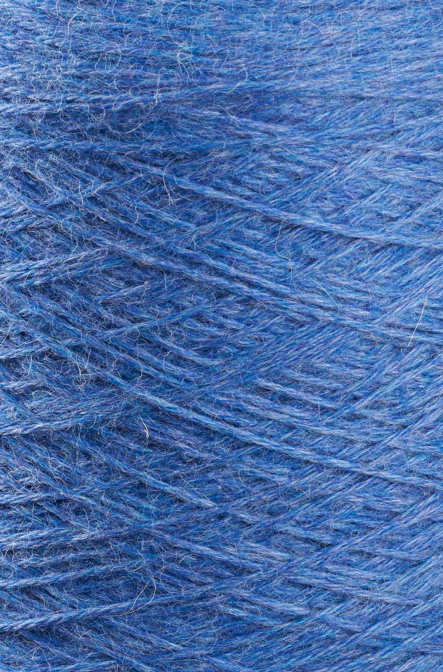 Alpaka Strickgarn BABY ALPACA | 1kg Kone-blau melange