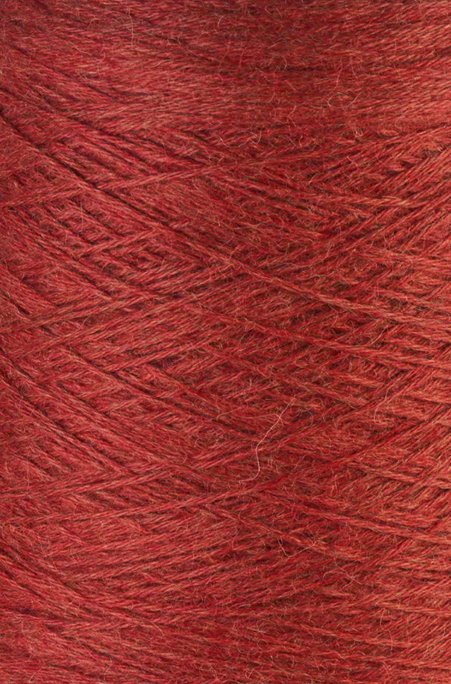 Alpaka Strickgarn BABY ALPACA | 1kg Kone-orangerot melange