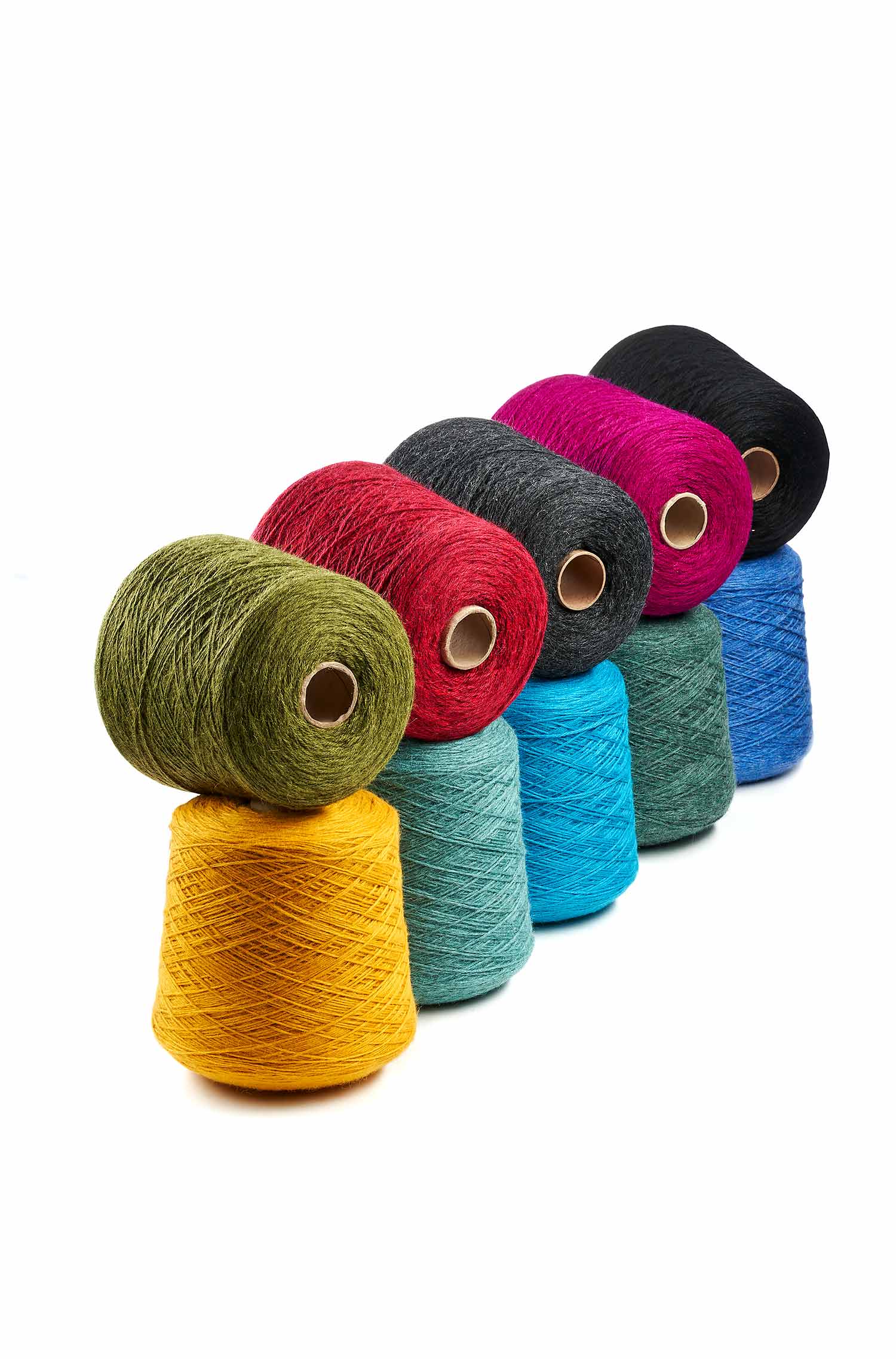 Baby Alpaka Wolle PURE | 1kg Kone-orangerot melange