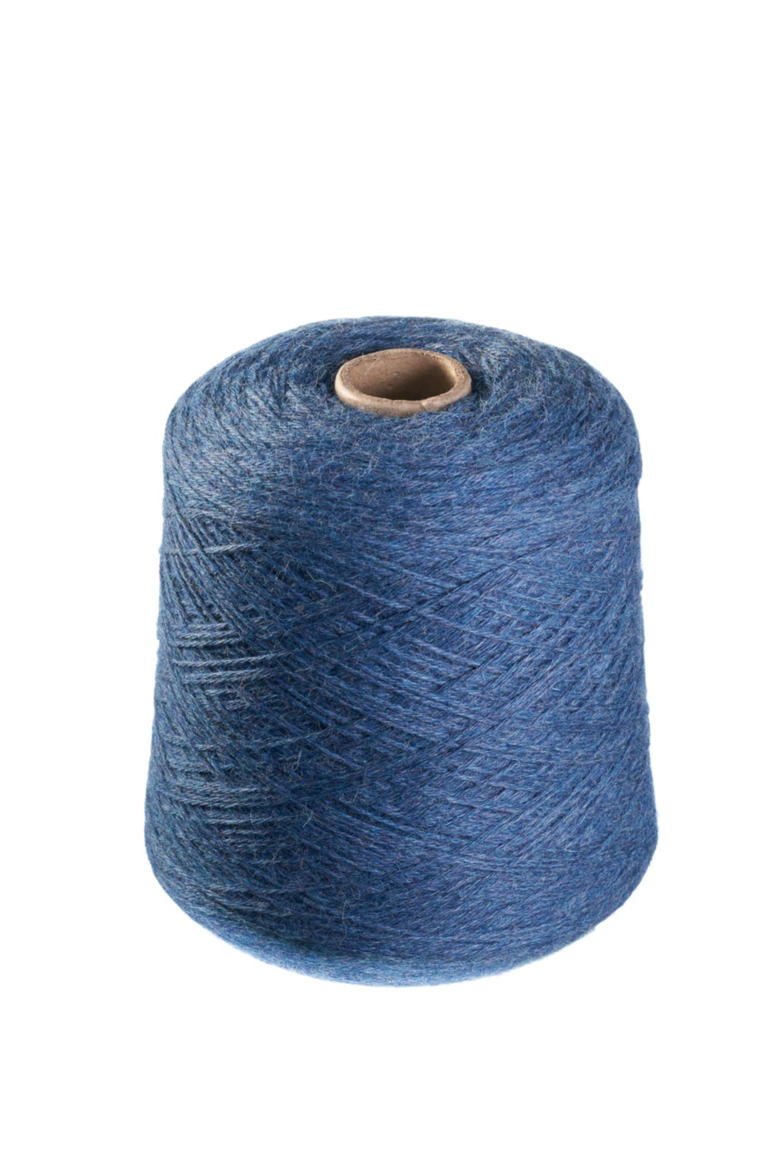 Baby Alpaka Wolle PURE | 1kg Kone-stahlblau melange