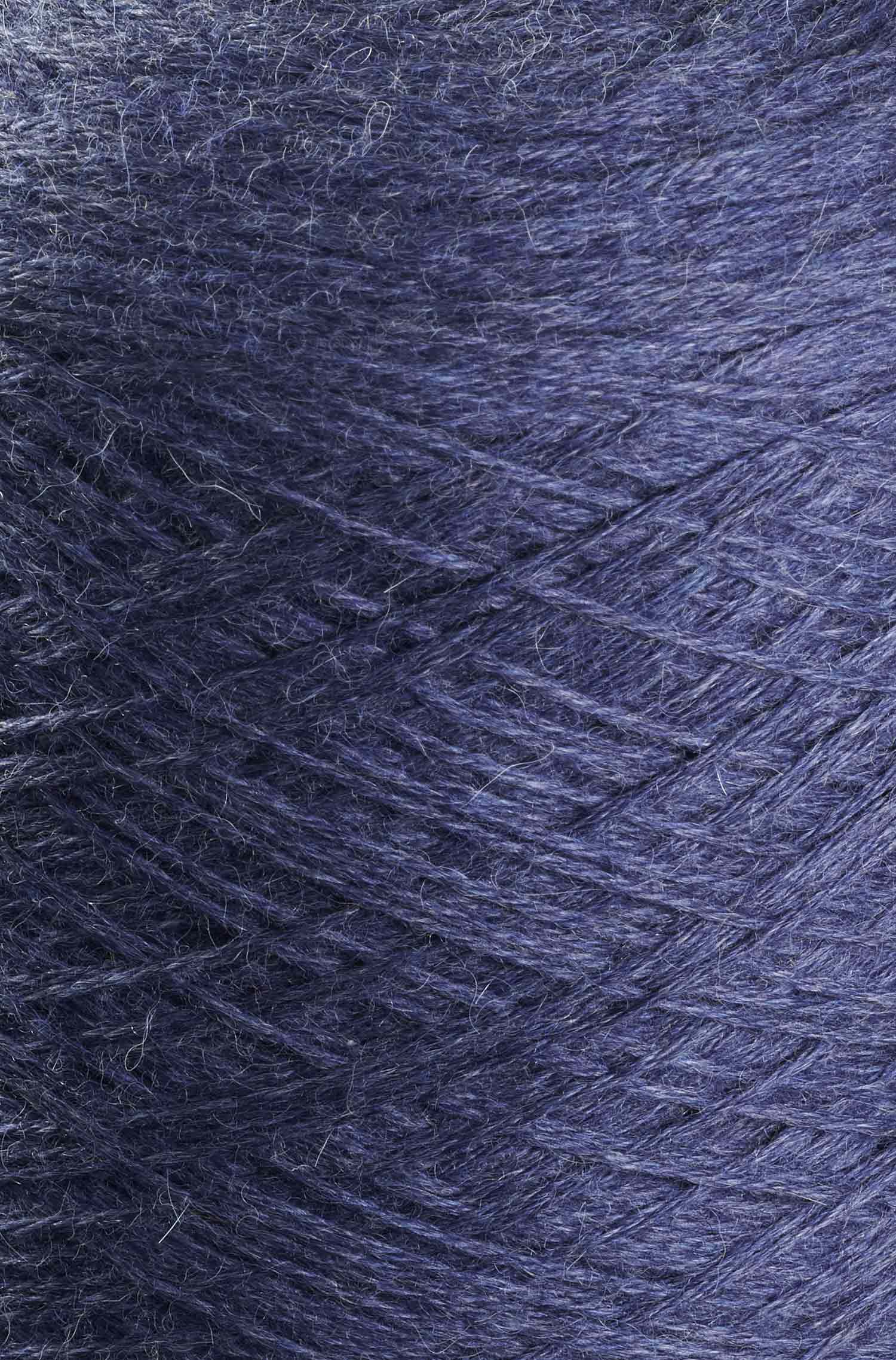 Baby Alpaka Wolle PURE | 1kg Kone-stahlblau melange