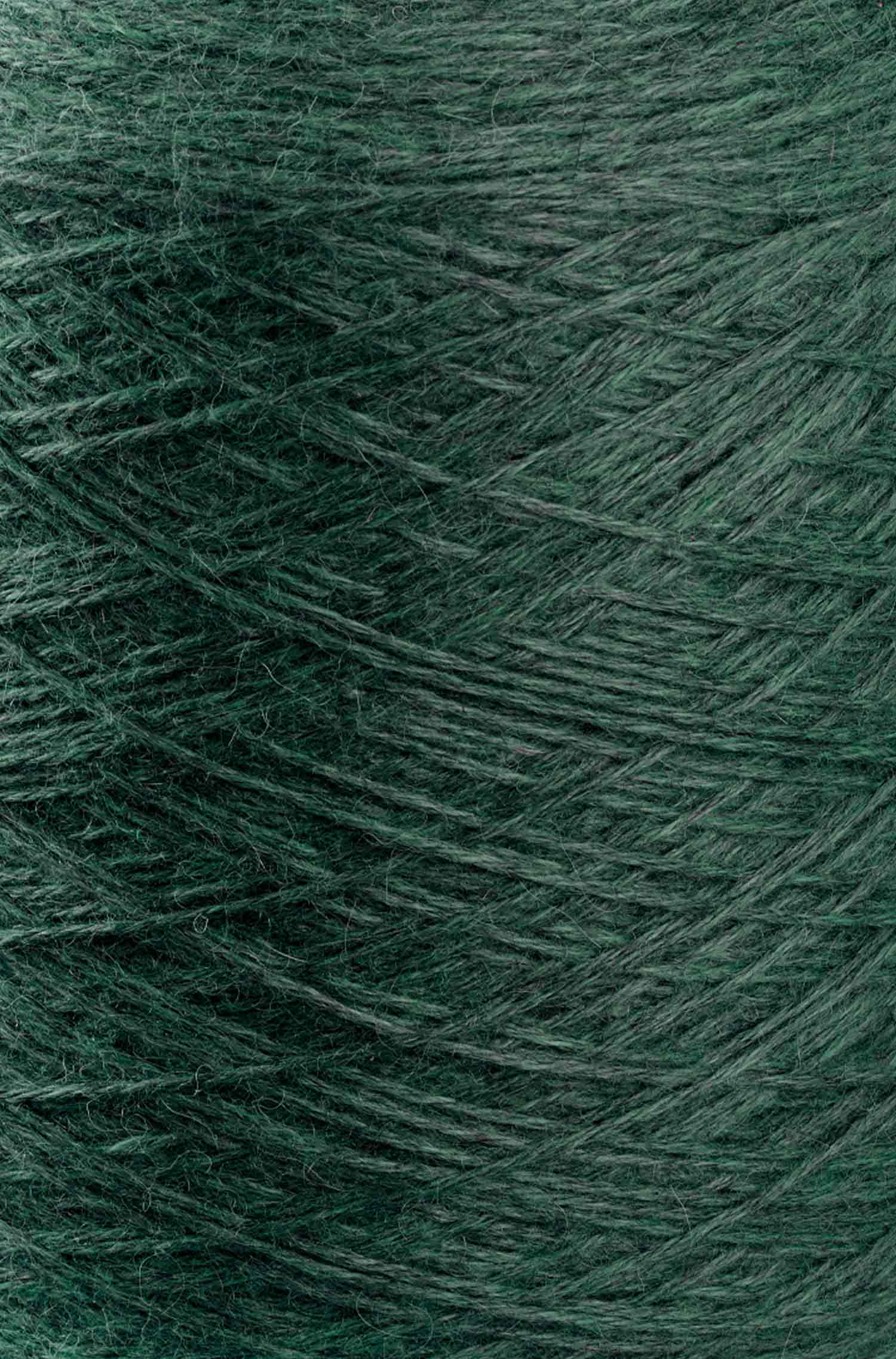 Alpaka Strickgarn BABY ALPACA | 1kg Kone-tannengrün melange