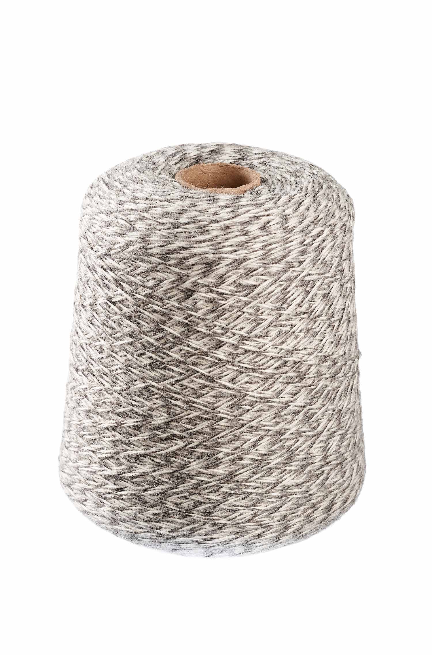 Baby Alpaka Wolle PURE | 1kg Kone-grau meliert