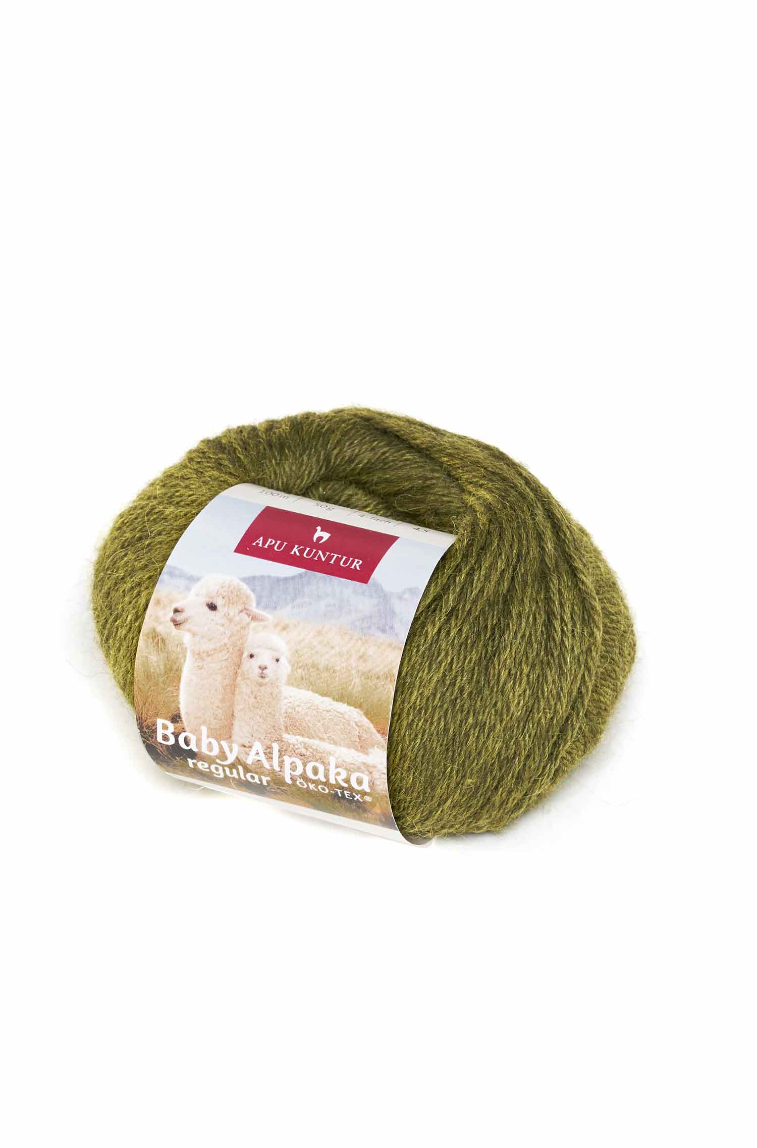Baby Alpaka Wolle PURE | 50g-avocado melange