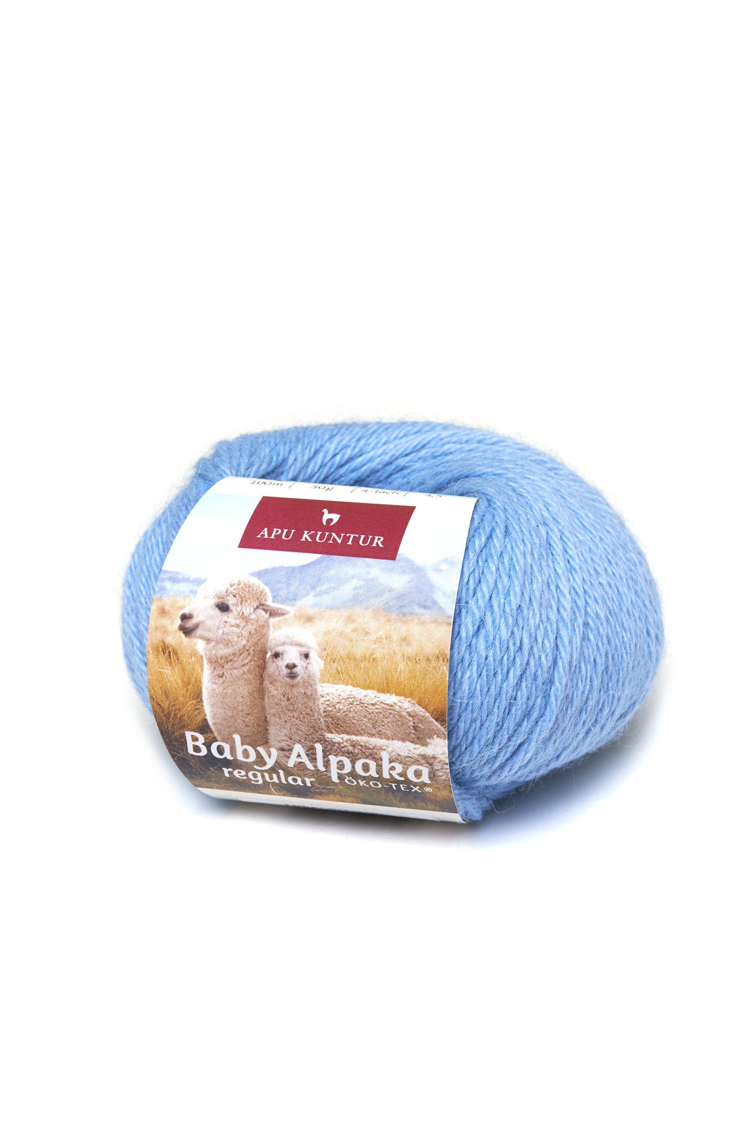 Baby Alpaka Wolle PURE | 50g-eisblau