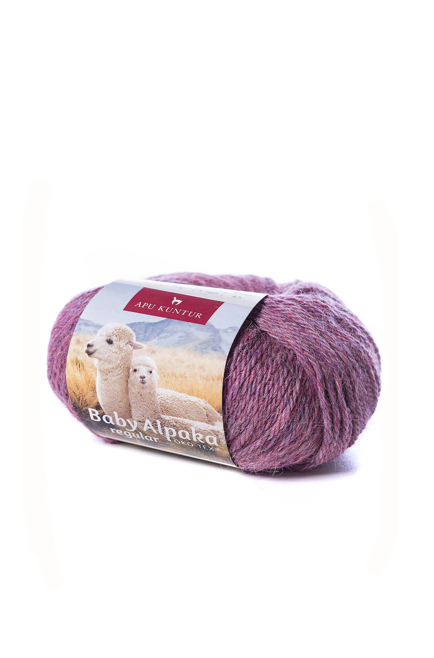 Alpaka Wolle BABY ALPACA | 50g-flieder melange