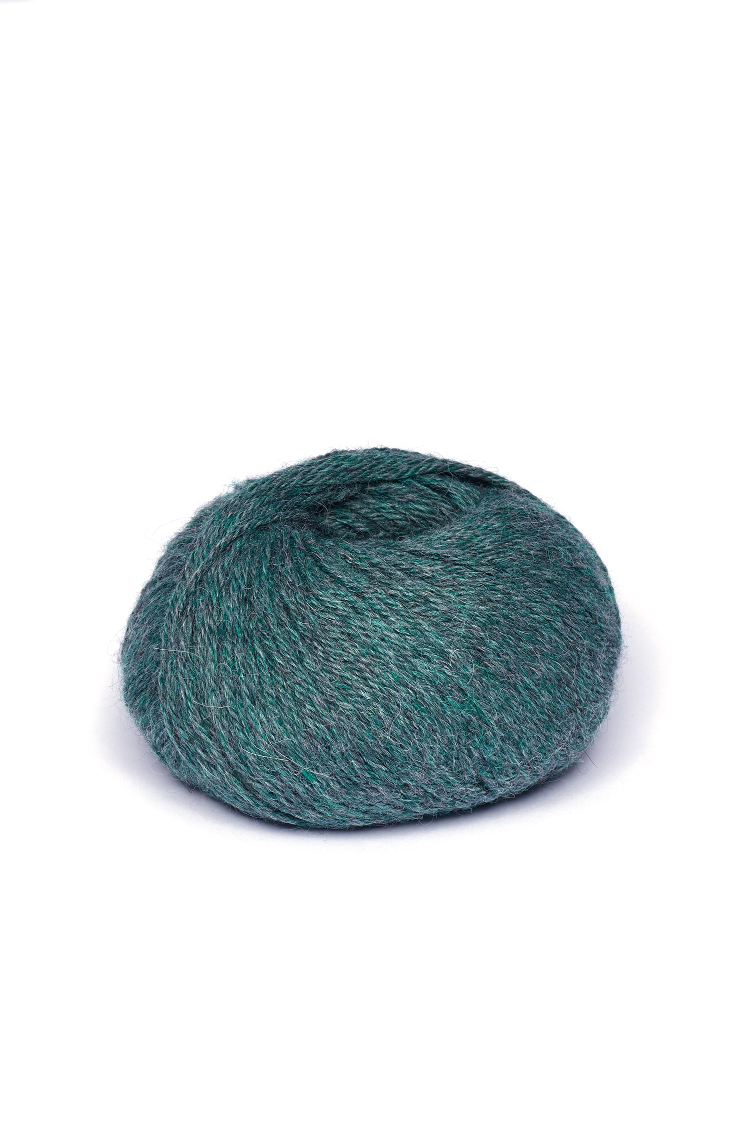 Baby Alpaka Wolle PURE | 50g-grüngrau melange