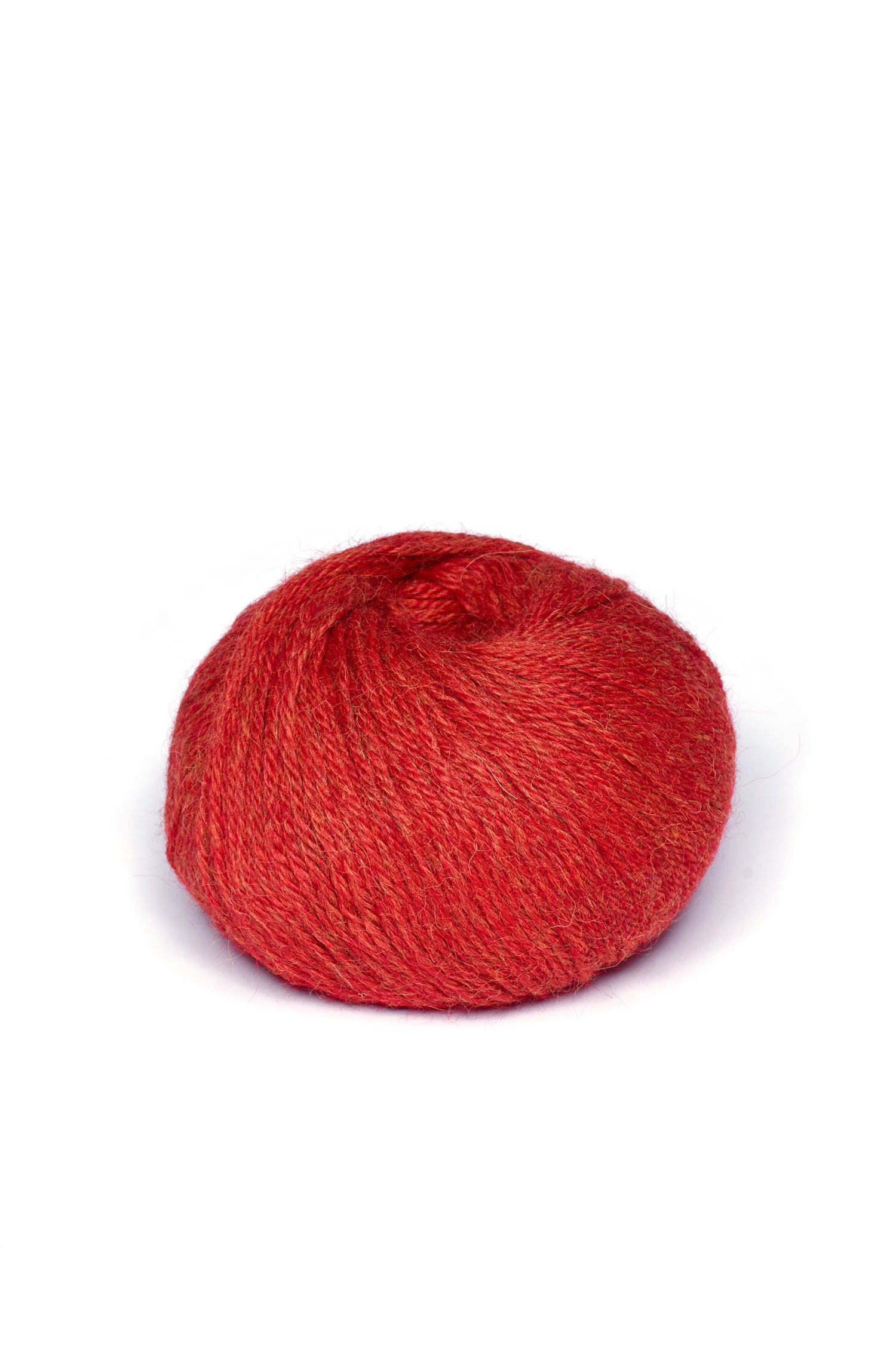 Baby Alpaka Wolle PURE | 50g-orangerot melange