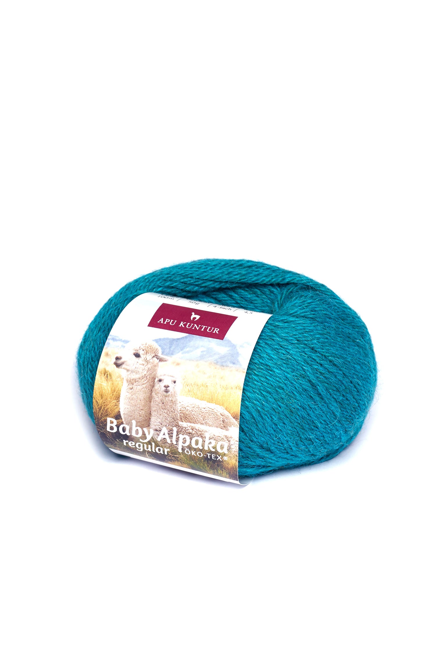 Baby Alpaka Wolle PURE | 50g-petrol melange