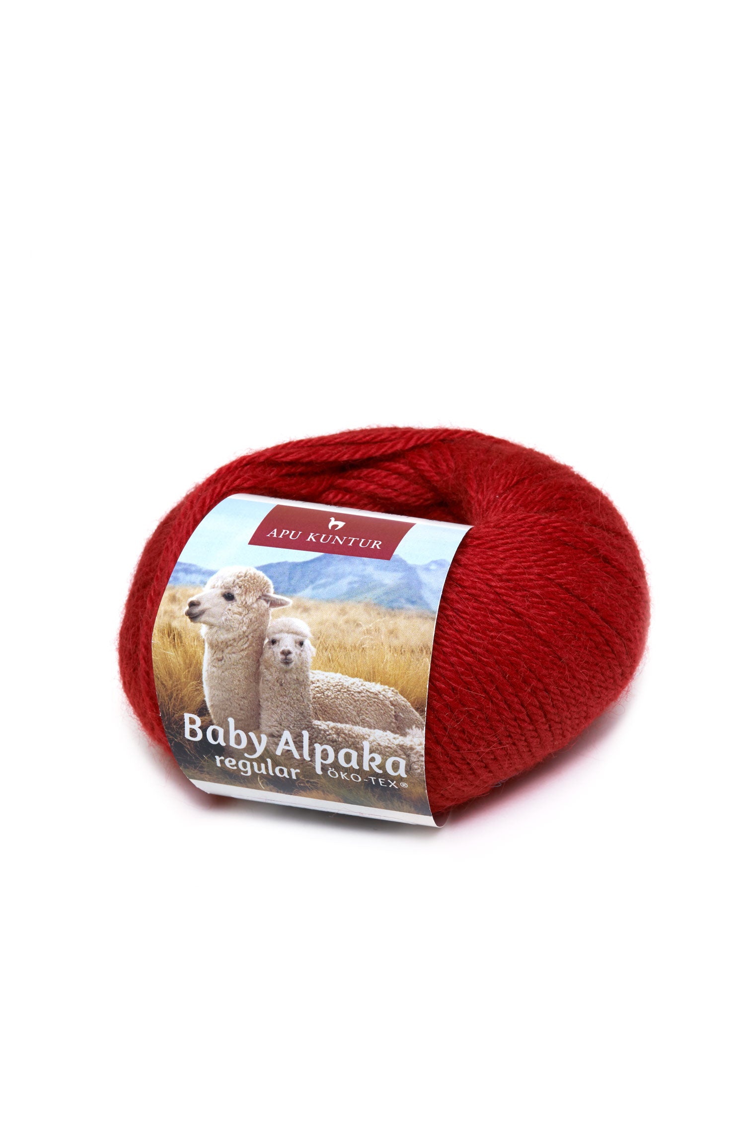 Baby Alpaka Wolle PURE | 50g-rot