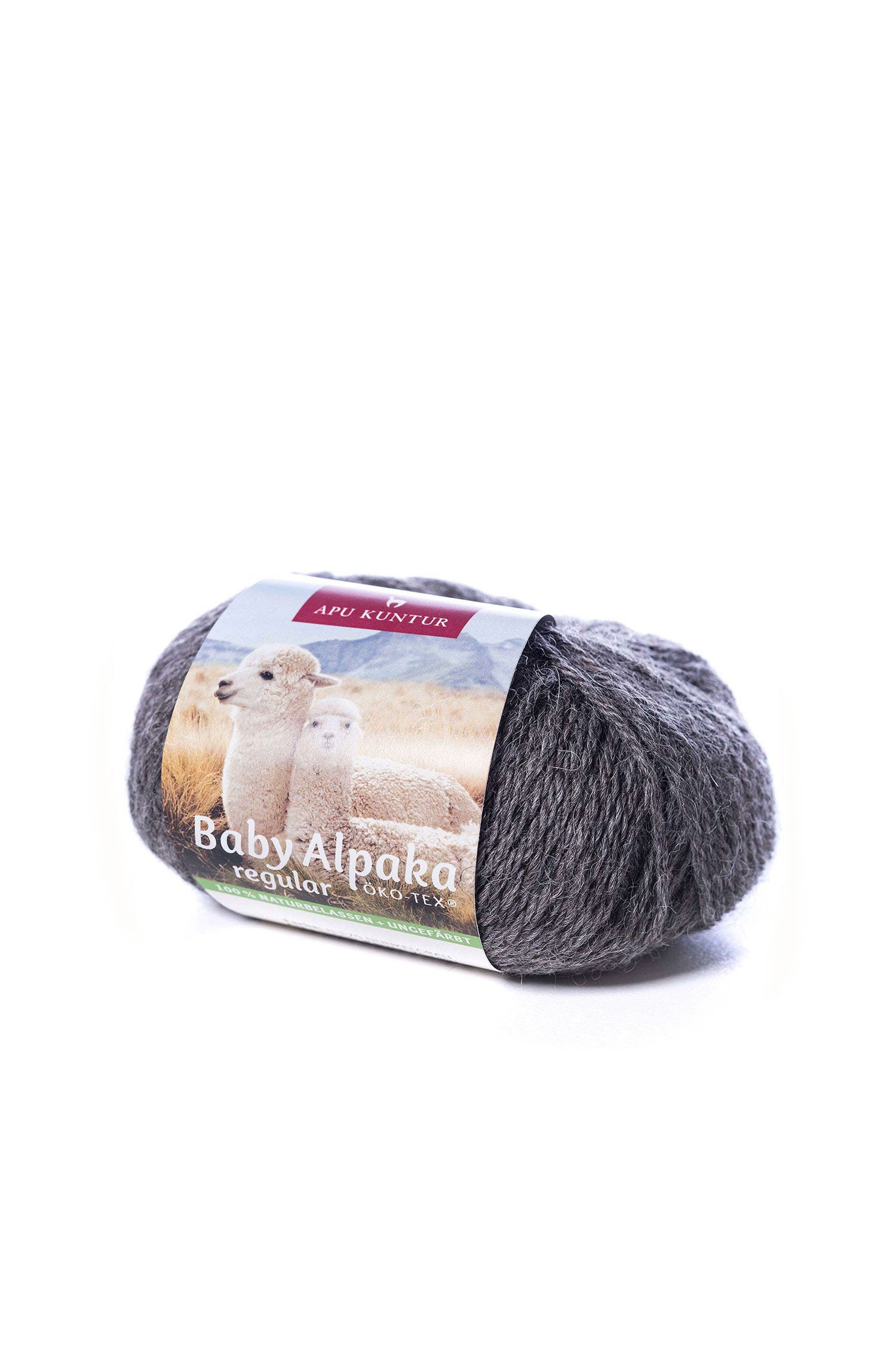 Baby Alpaka Wolle PURE | 50g-dunkelgrau