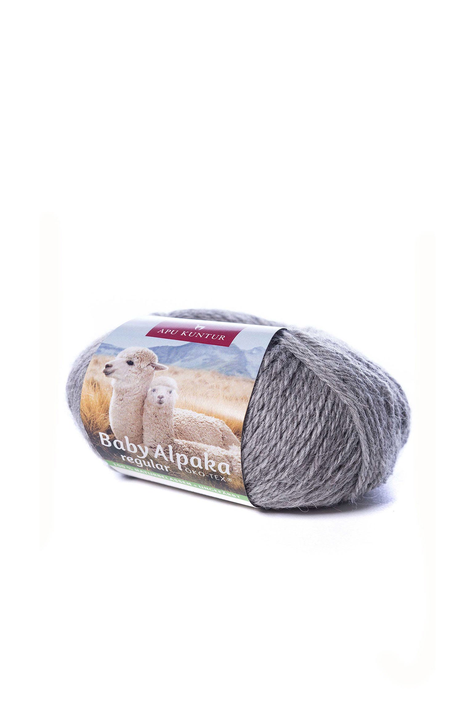Baby Alpaka Wolle PURE | 50g-mittelgrau