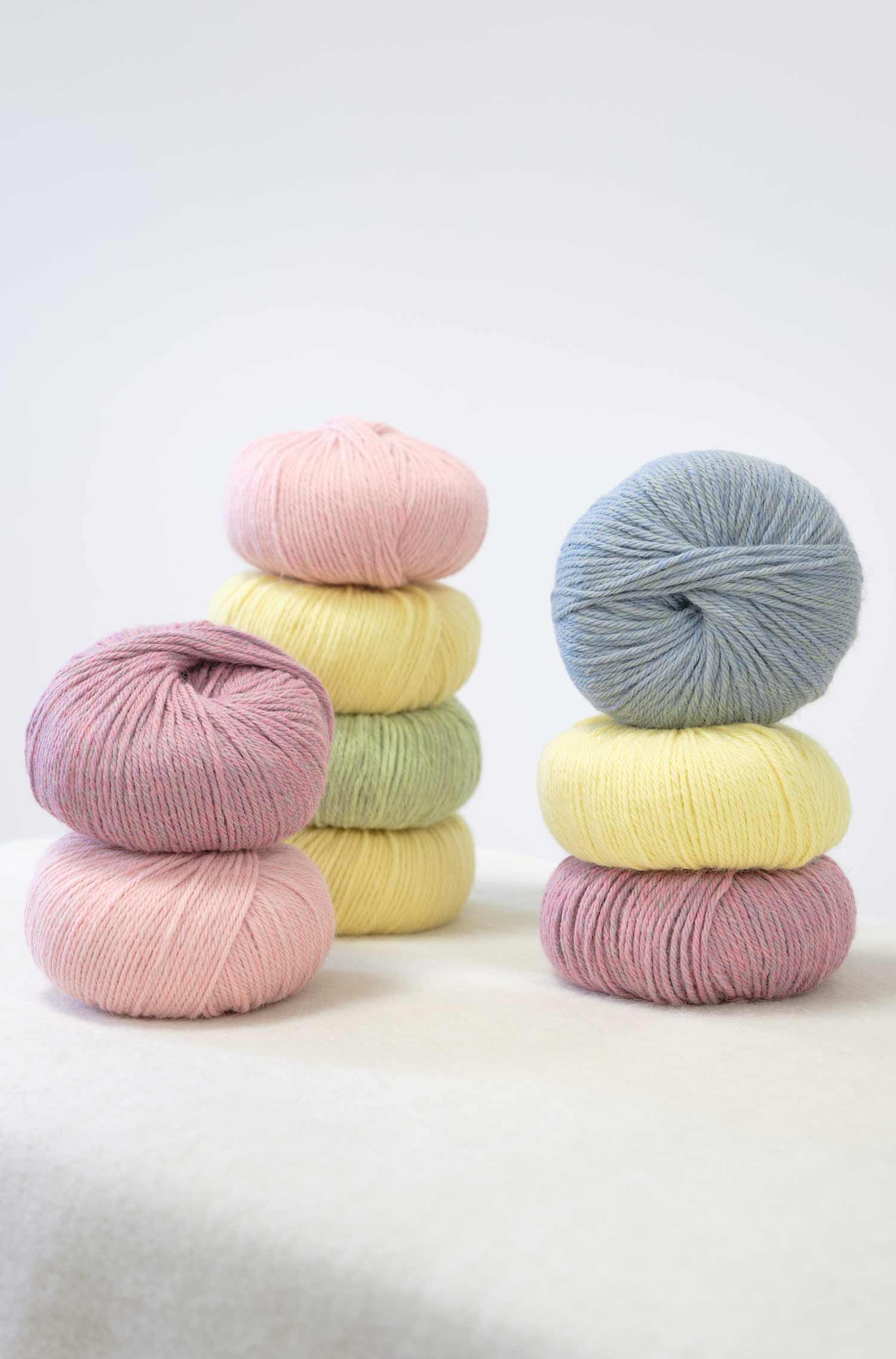 Baby Alpaka Wolle PURE | 50g-zitrone melange