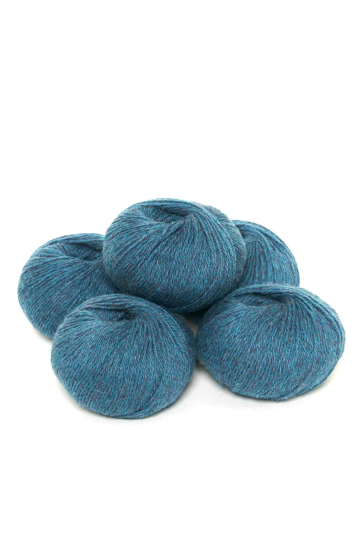 Alpaka Wolle BABY ALPACA | 5×50g-alger melange
