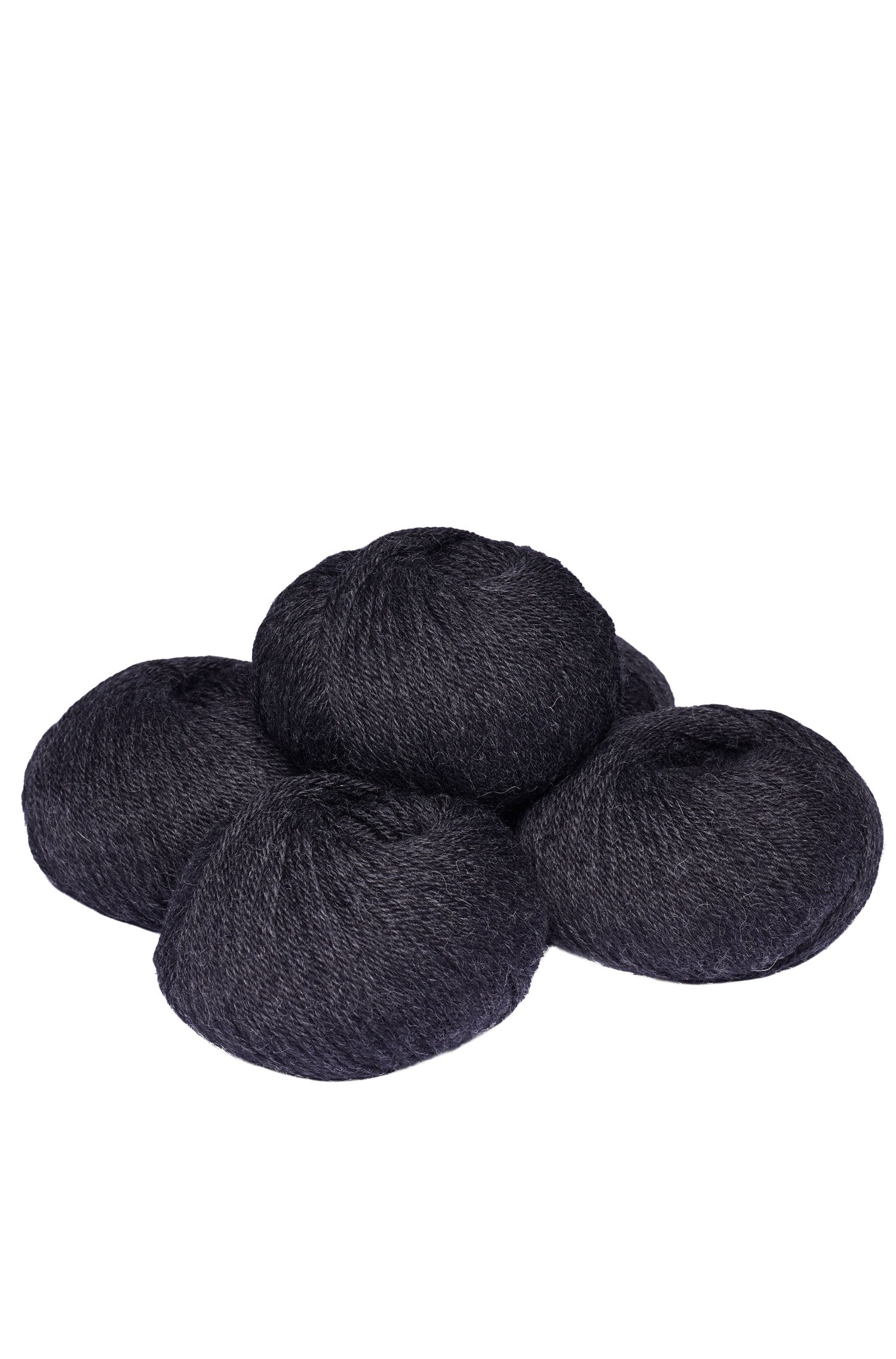 Alpaka Wolle BABY ALPACA | 5×50g-anthrazit