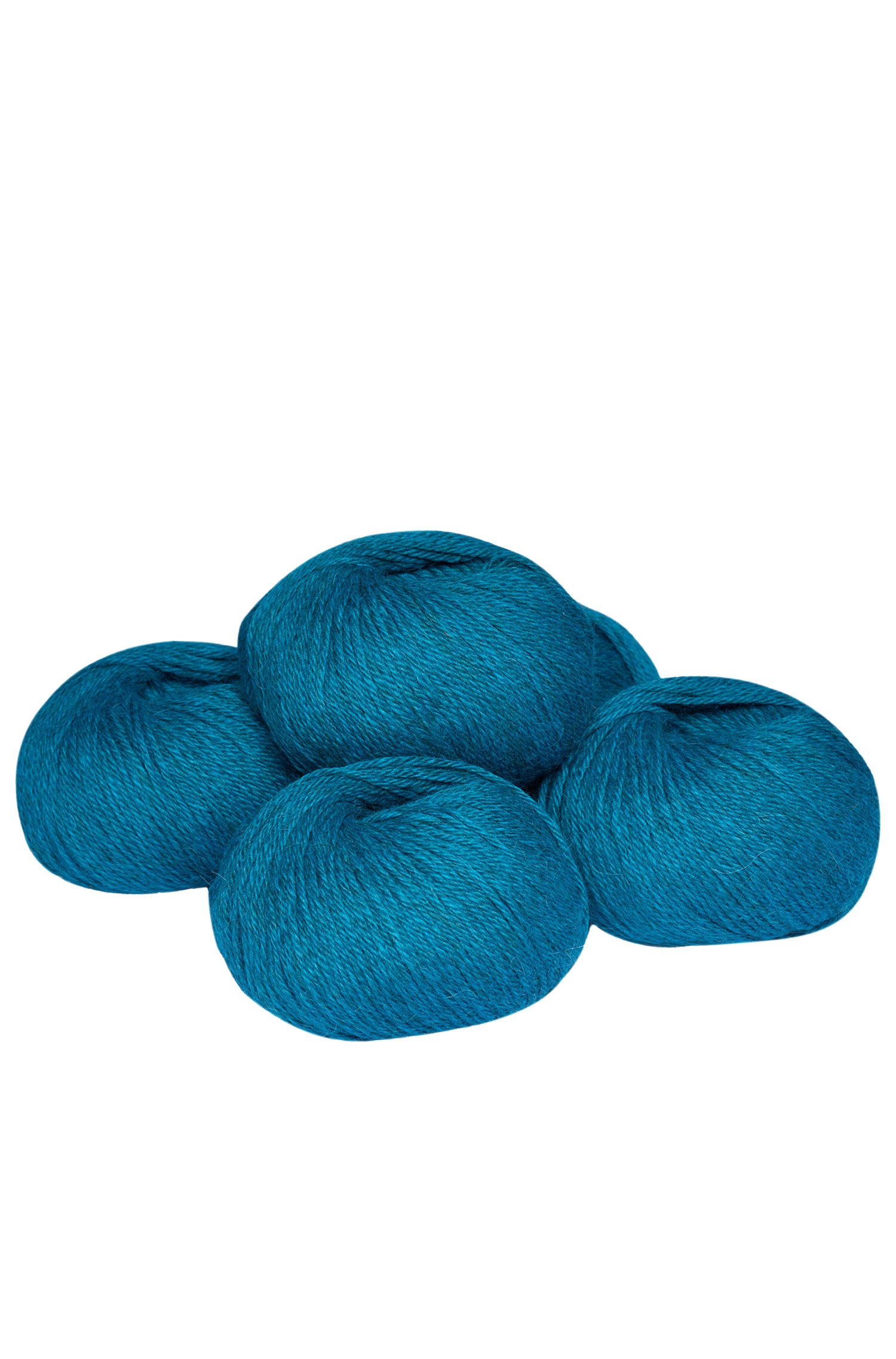 Alpaka Wolle BABY ALPACA | 5×50g-petrol melange