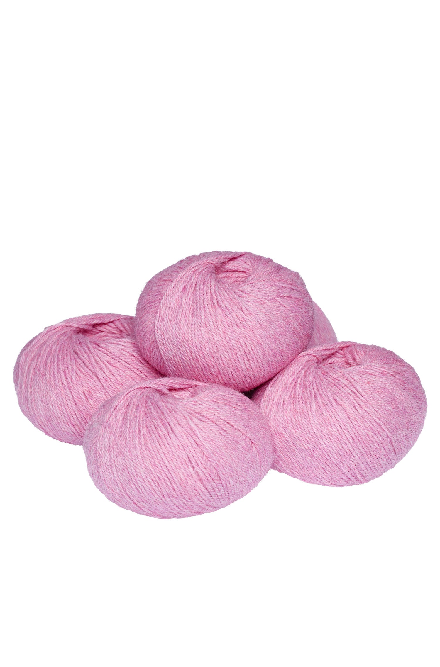 Alpaka Wolle BABY ALPACA | 5×50g-rosa melange
