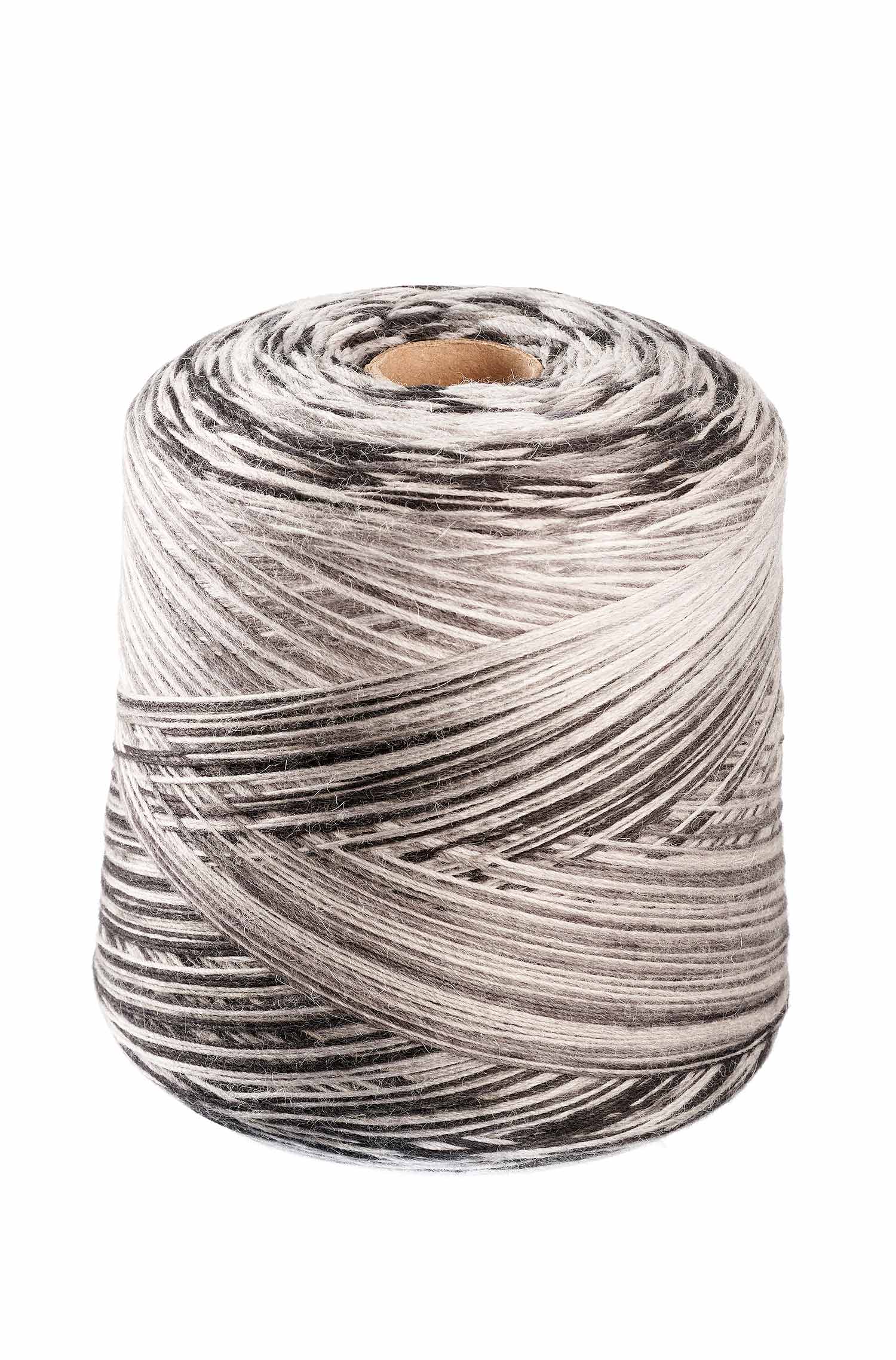 Alpaka Sockengarn MULTICOLOR | 1kg Kone-grautöne