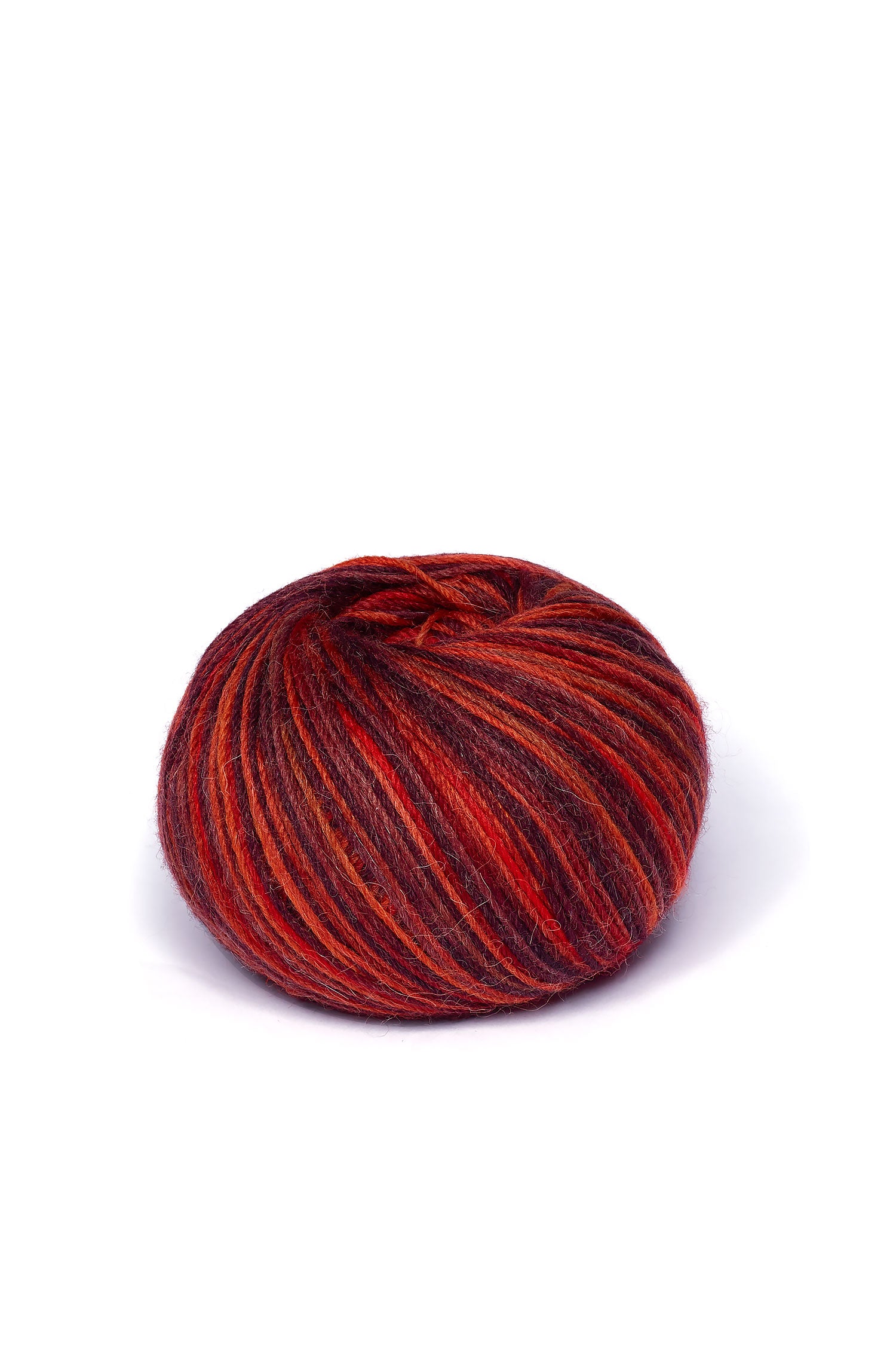 Alpaka Sockengarn MULTICOLOR | 50g-kupfer/orange