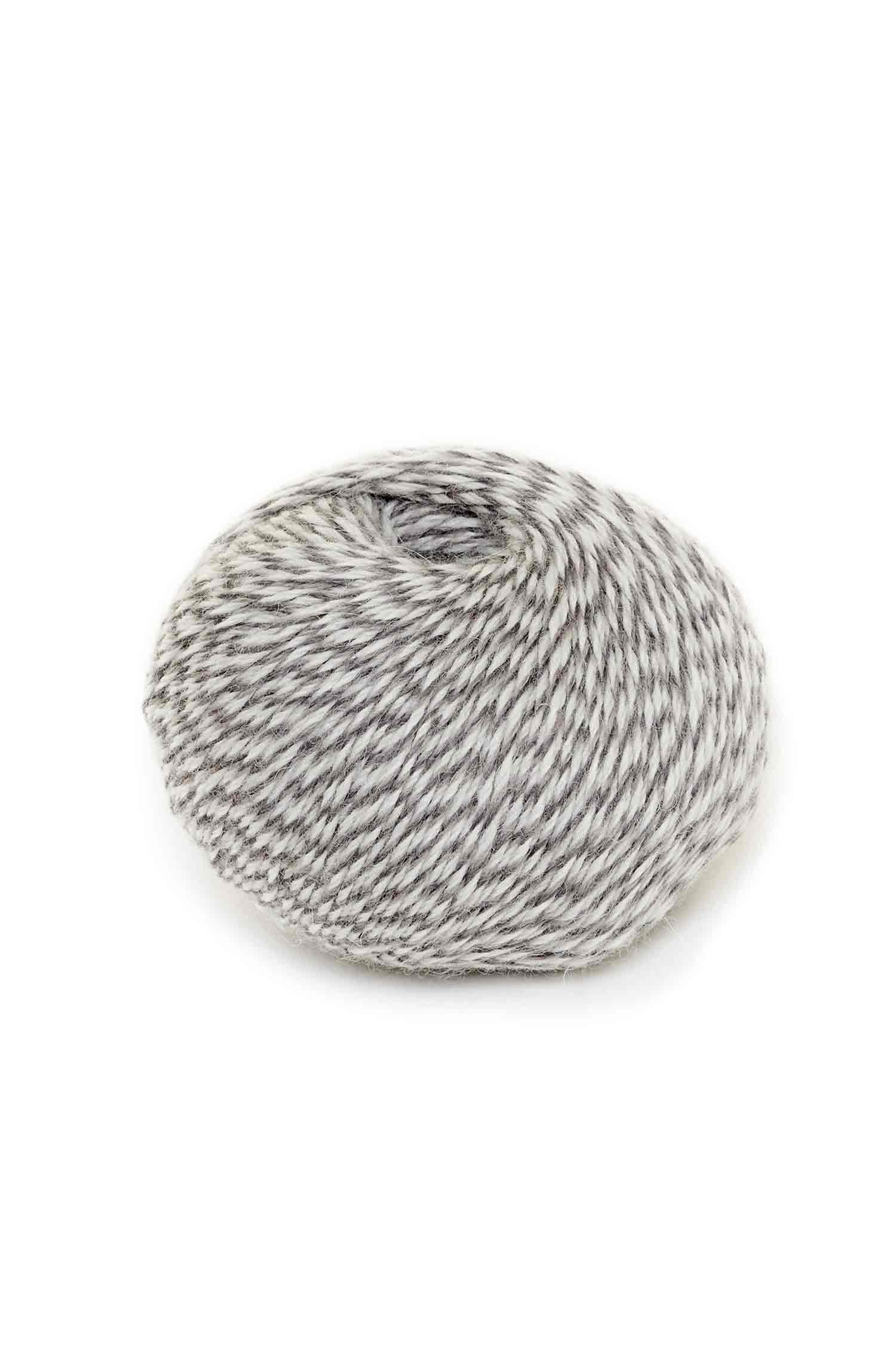 Alpaka Sockengarn MULTICOLOR | 50g-grau meliert