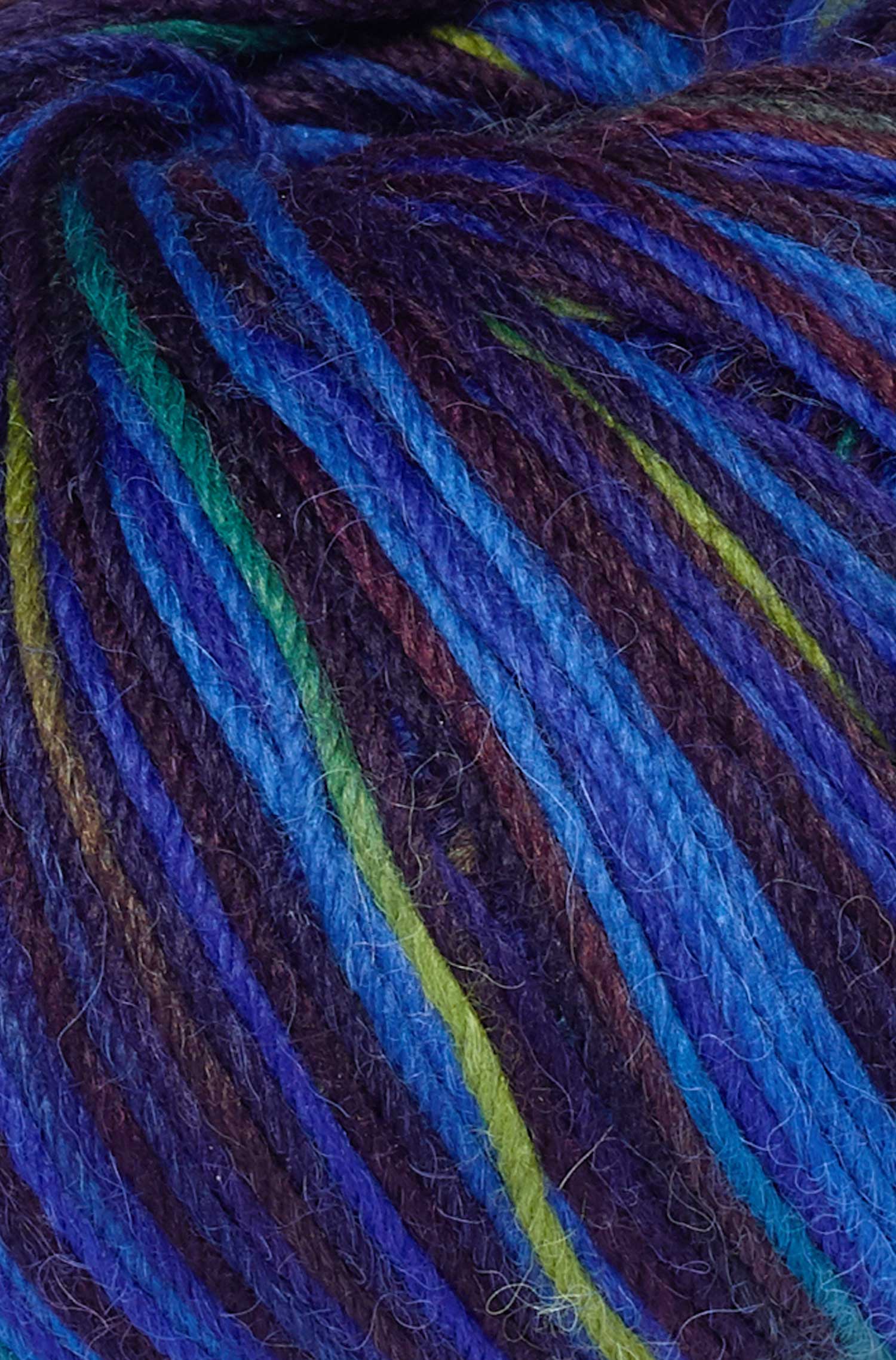 Alpaka Sockengarn MULTICOLOR | 5×50g-blau/grün