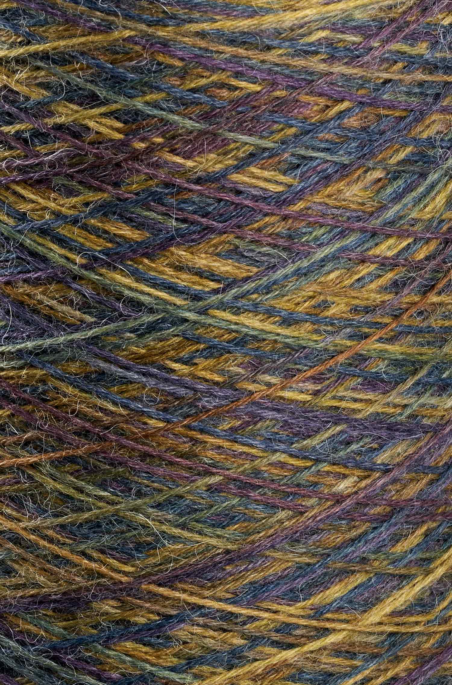 Alpaka Sockengarn HARMONY | 525g Kone-olivgrün/blau