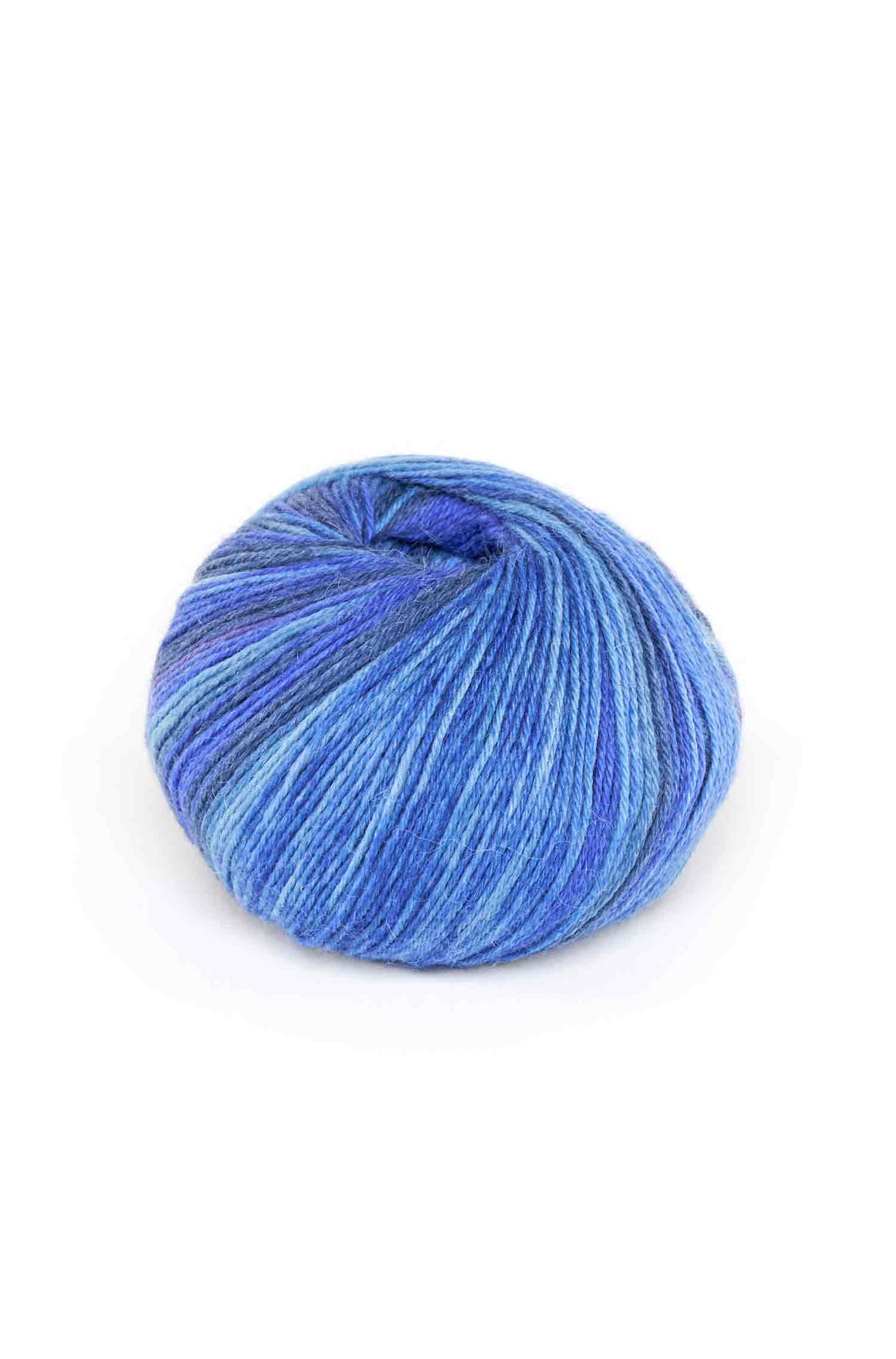 Alpaka Sockengarn HARMONY | 50g-royal/aqua
