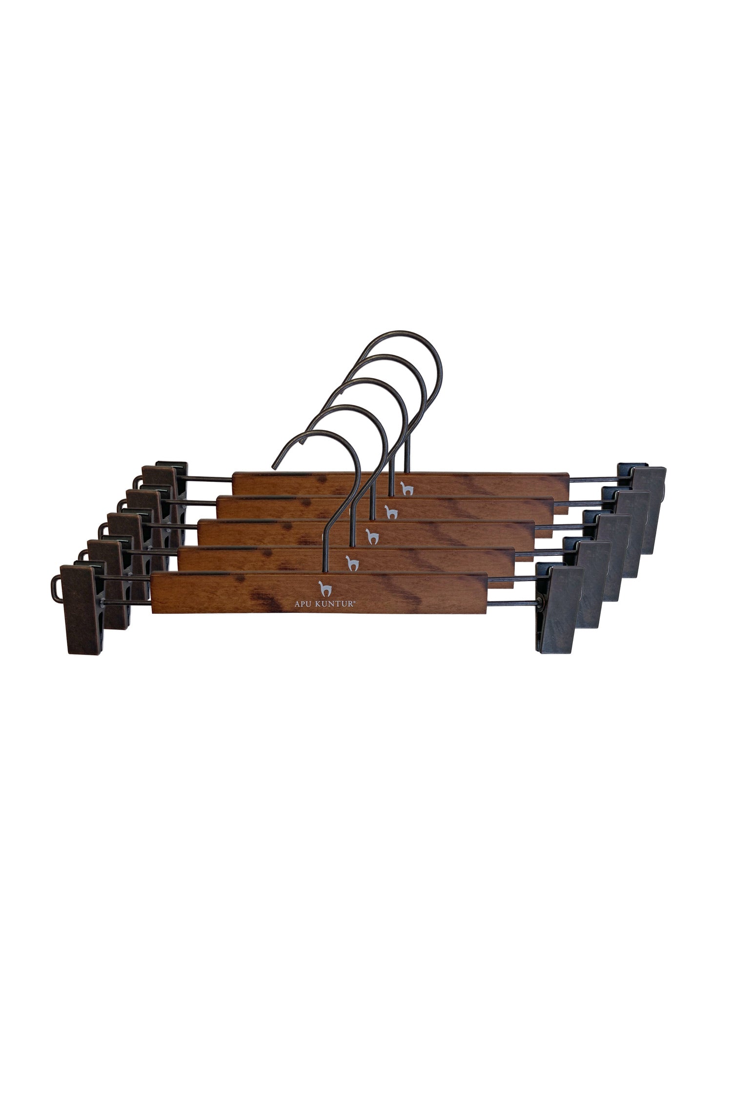 Hosen-Kleiderbügel APU KUNTUR | 5Stk.-braun