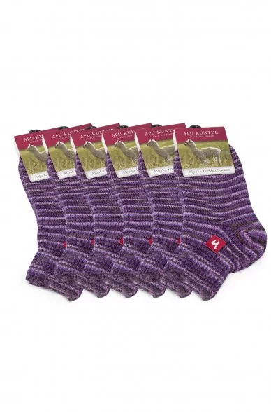Alpaka Socken FREIZEIT 6er Pack aus Alpaka-Wolle-Mix