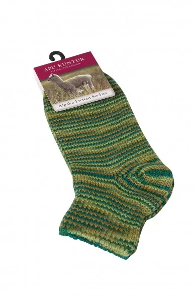 Alpaka Socken FREIZEIT aus 52% Alpaka & 18% Wolle
