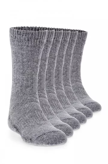 Alpaka Socken FROTTEE SOCKE 6er Pack aus 50% Alpaka