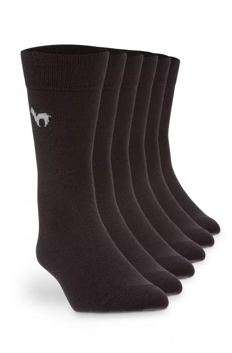 Alpaka Socken 6er Pack BUSINESS aus 52% Alpaka & 18% Wolle