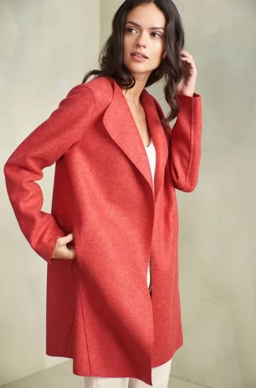 Mantel RENOVATA aus Baby Alpaka und Wolle für Damen